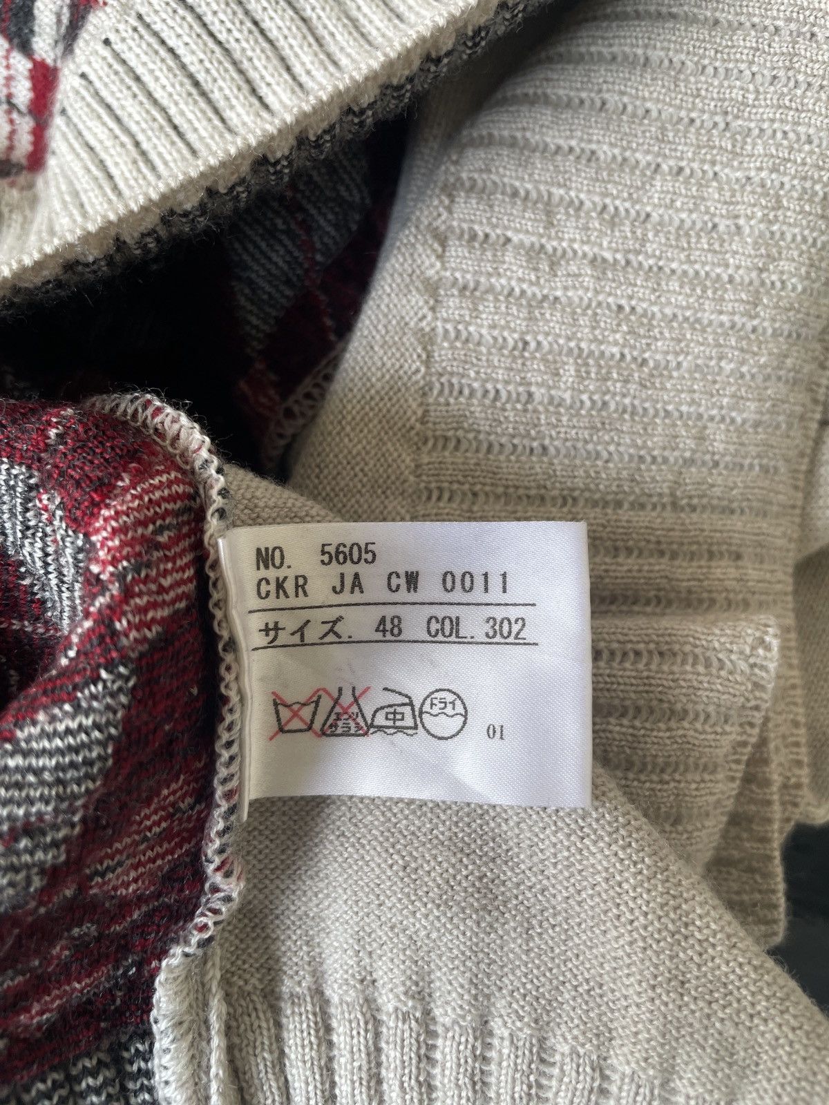 Jean Paul Gaultier Vintage Jean Paul Gaultier Argyle Wool Knit Blouson 2000s Size US M / EU 48-50 / 2 - 7 Thumbnail