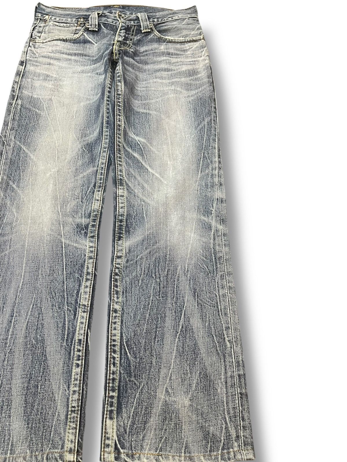 Levi's Vintage Levi’s 502 Whiskers Honeycomb Denim Size US 30 / EU 46 - 4 Thumbnail