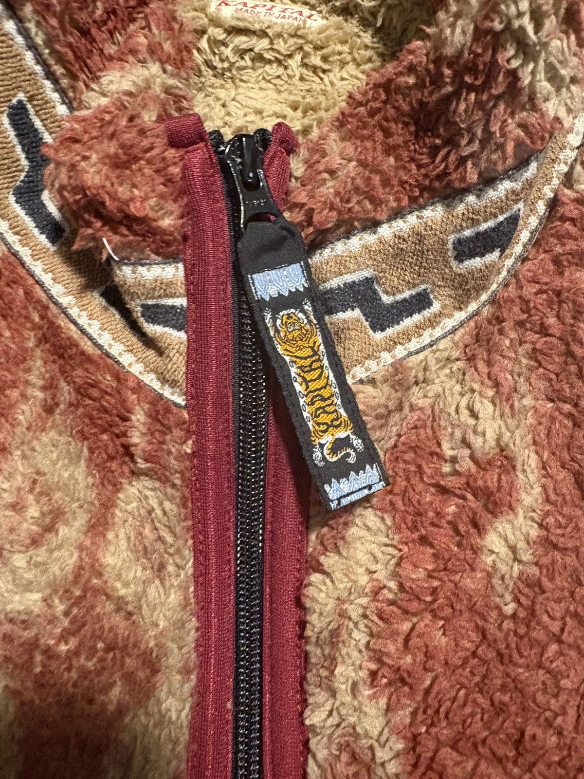Kapital Kapital Java Kasuri Fleece Jacket Size US M / EU 48-50 / 2 - 2 Thumbnail