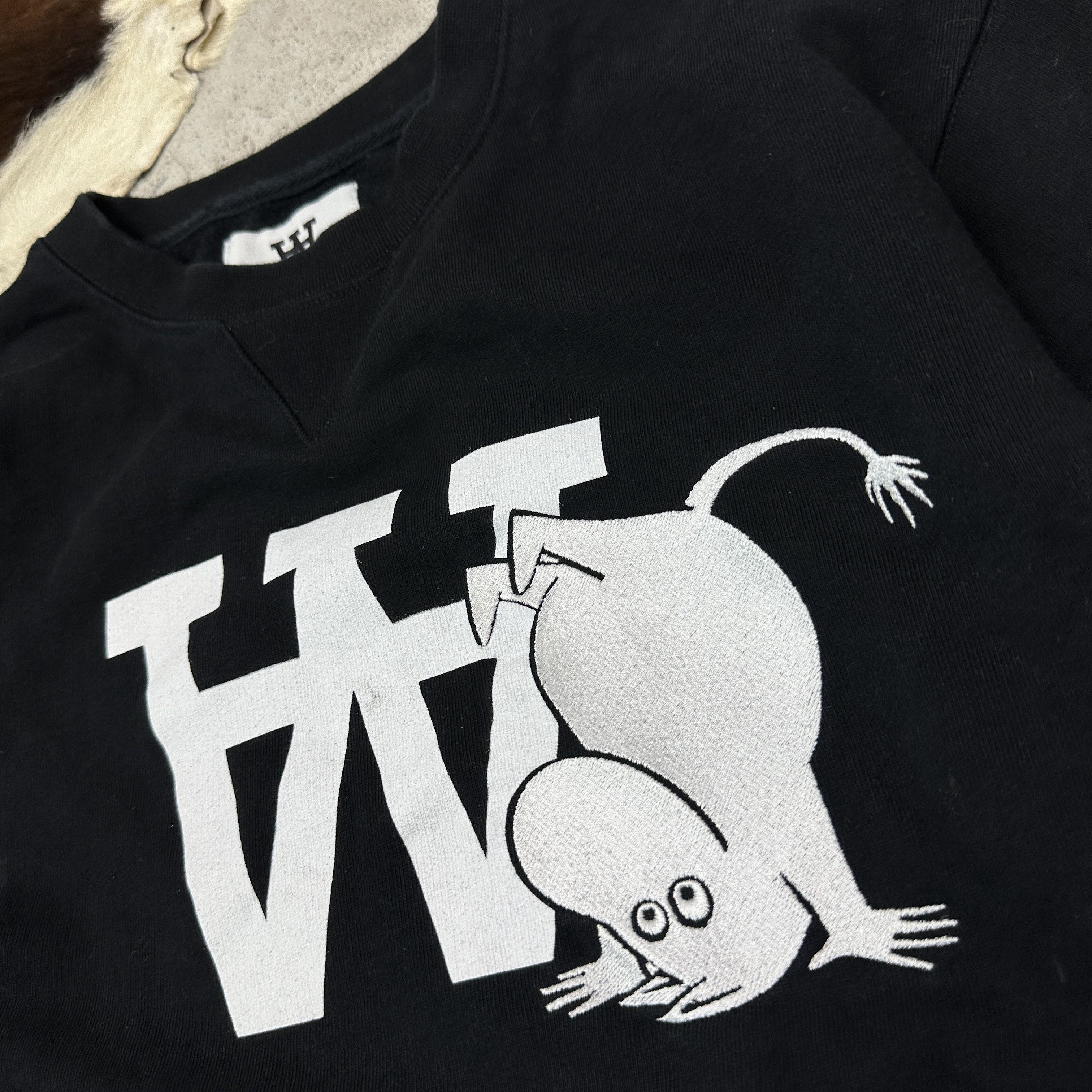 Wood Wood Vintage Streetwear Moomins Wood Wood Sweatshirt 00s Size US S / EU 44-46 / 1 - 3 Thumbnail