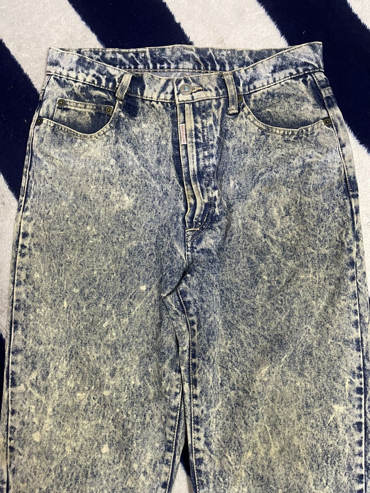 Japanese Brand × Jean Three Pal Acid Wash Jeans (14) Size US 32 / EU 48 - 13 Thumbnail