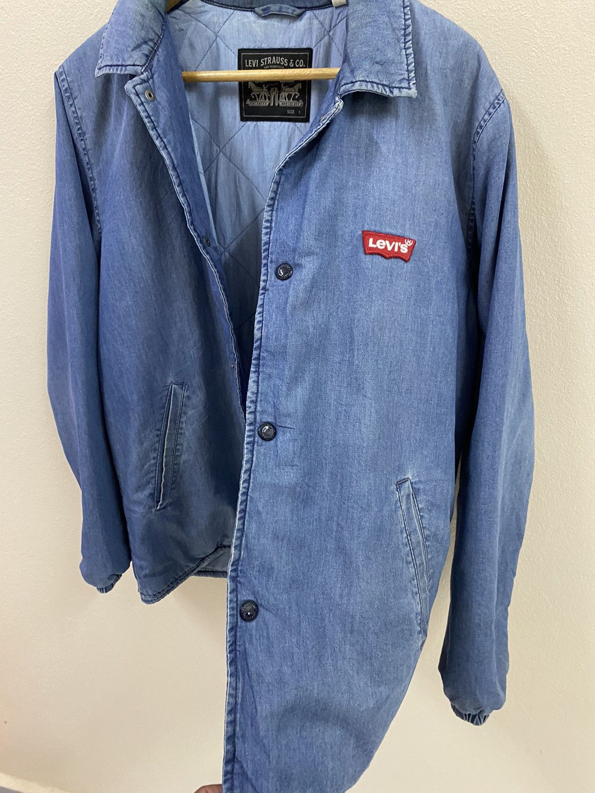 Levi's Vtg Levis Blue Jacket Button Up Size US S / EU 44-46 / 1 - 2 Thumbnail