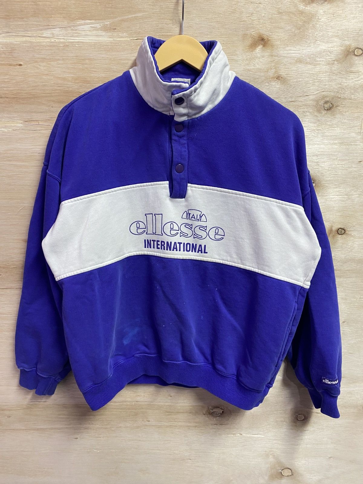 Ellesse vintage 90s Ellesse International sweatshirt half-button Size US M / EU 48-50 / 2 - 1 Thumbnail
