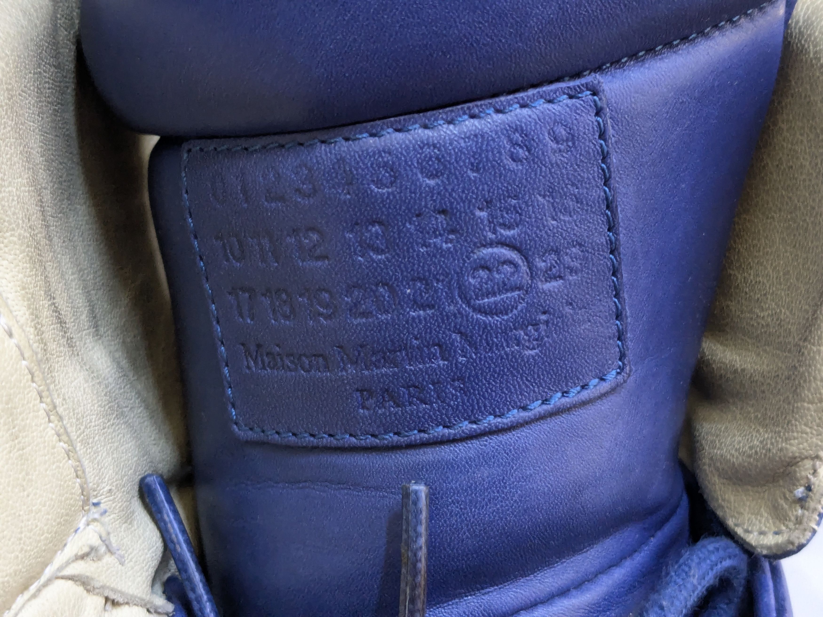 Maison Margiela Maison Margiela Future Blue 12 45 High Tops Leather Size US 12 / EU 45 - 7 Thumbnail