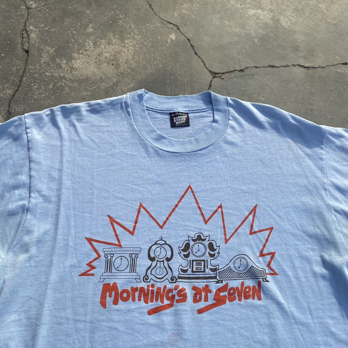 Vintage 90s Morning At Seven C023 Size US XL / EU 56 / 4 - 2 Thumbnail