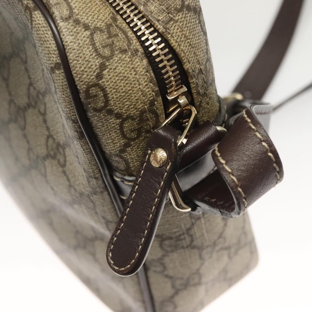 Gucci GUCCI GG Supreme Shoulder Bag Pvc Beige Gold Size ONE SIZE - 14 Thumbnail
