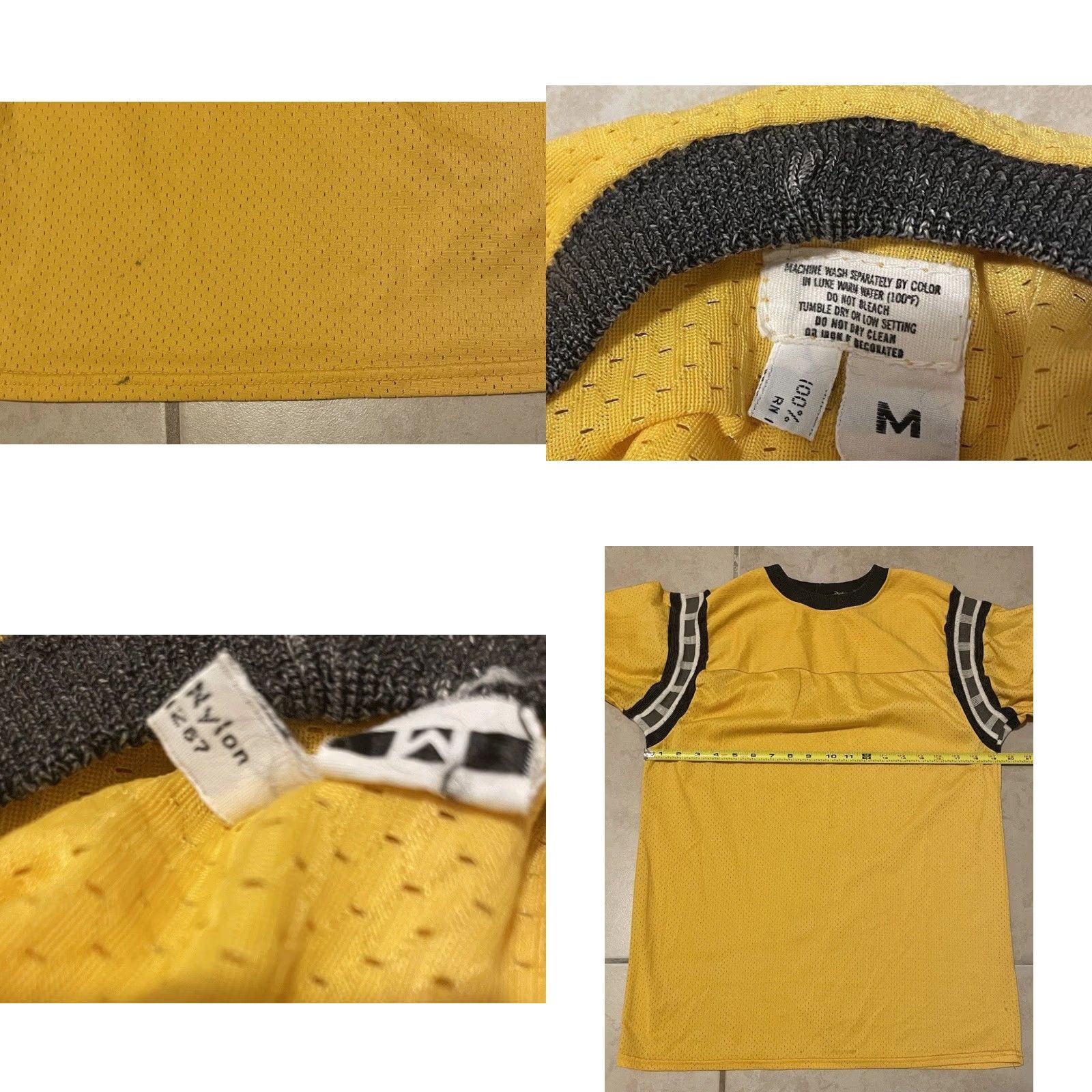 Vintage Vtg Motocross Racing Jersey Shirt Men M Yellow 70s 80s MX Kawasaki Honda Dirt Bike Racing USA Skull Retro Brand Suzuki Fan Apparel Size US M / EU 48-50 / 2 - 8 Thumbnail