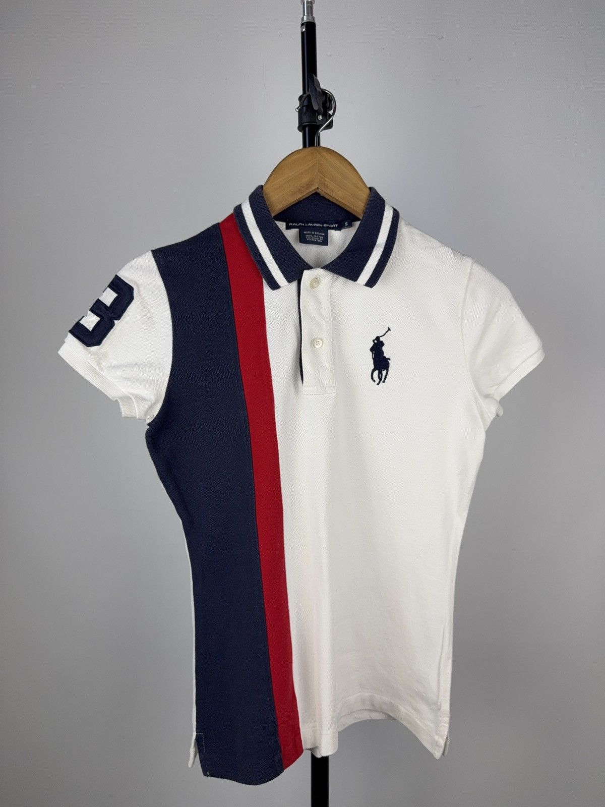 Polo Ralph Lauren Vintage 90s Polo Ralph Lauren Big Pony 3 USA Retro Polos Size S / US 4 / IT 40 - 1 Thumbnail