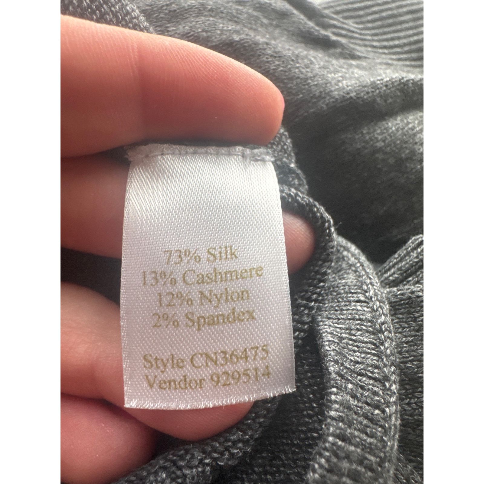 Other Caslon Petite Silk Cashmere Cardigan Women’s XL Petite Size XL / US 12-14 / IT 48-50 - 7 Thumbnail