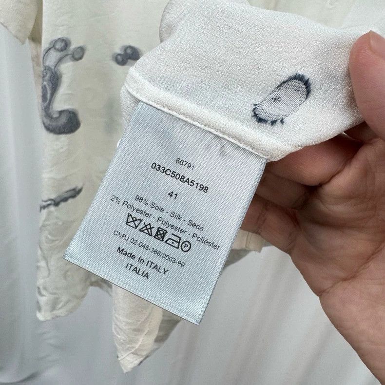 Dior Dior x Kenny silk ocean shirt Size US M / EU 48-50 / 2 - 7 Thumbnail