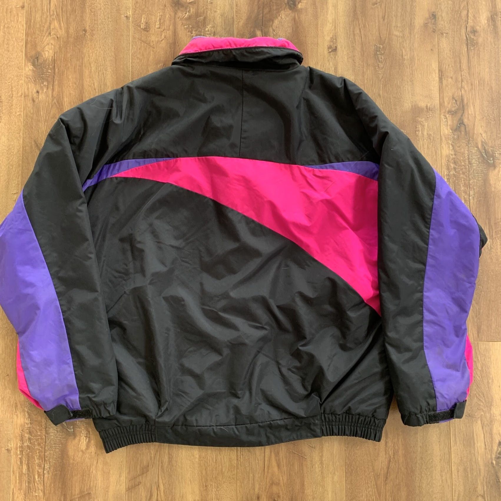 Nike VINTAGE Nike Aqua Gear Puffer Jacket Mens Large VTG RARE Swoosh Pink Purple Size US L / EU 52-54 / 3 - 5 Thumbnail