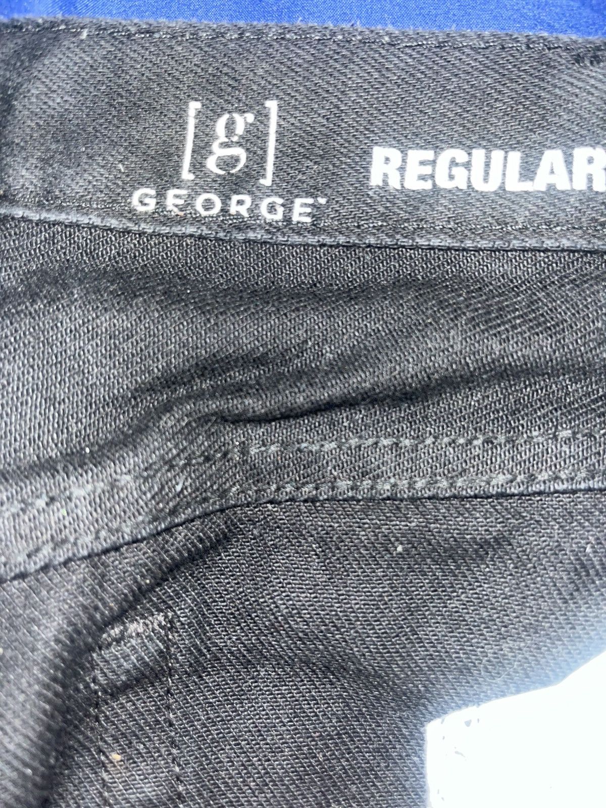 George DISTRESSED RAVER JEANS Size US 38 / EU 54 - 3 Thumbnail