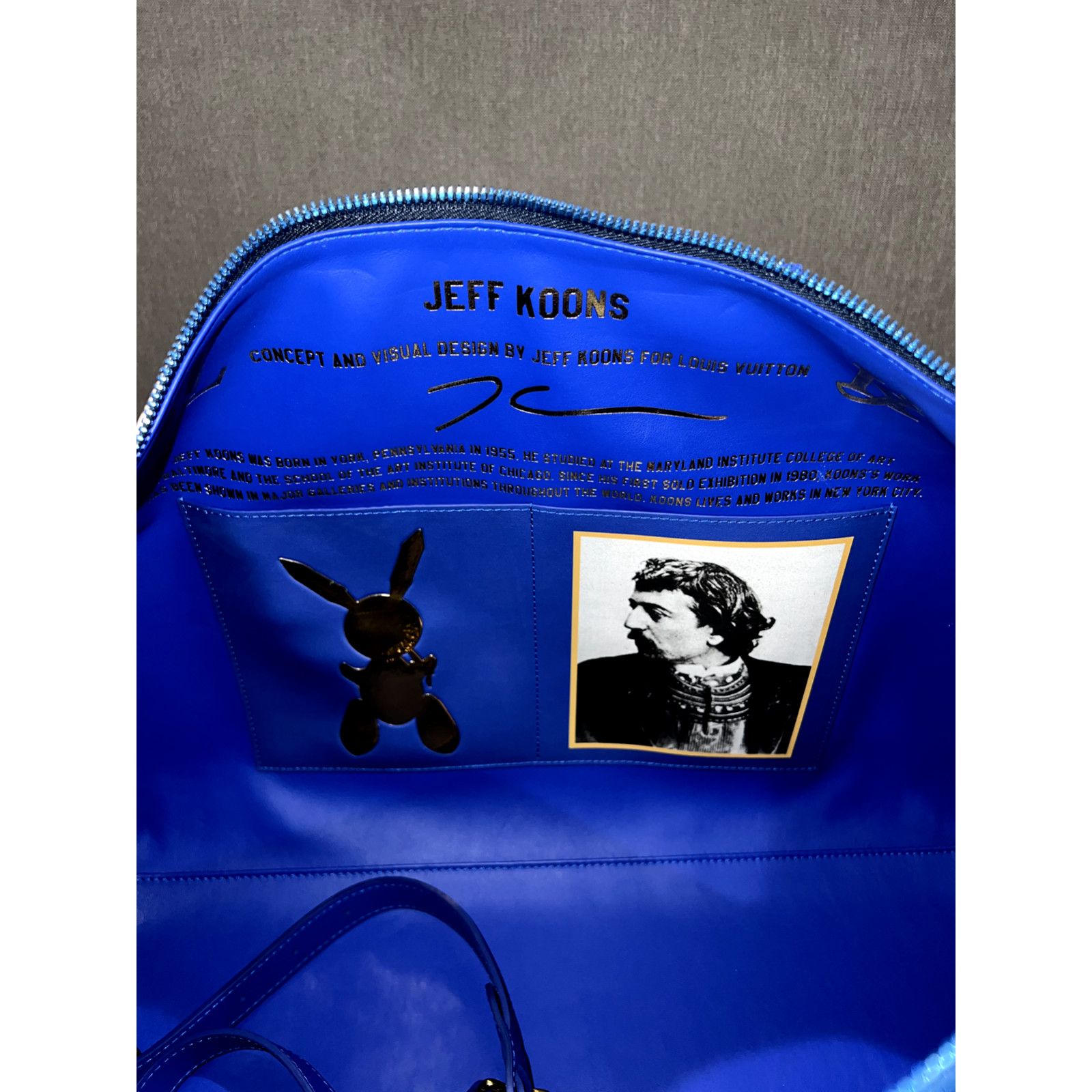 Louis Vuitton Louis Vuitton Keepall Bandouliere Gauguin Blue Travel Bag Size ONE SIZE - 9 Thumbnail