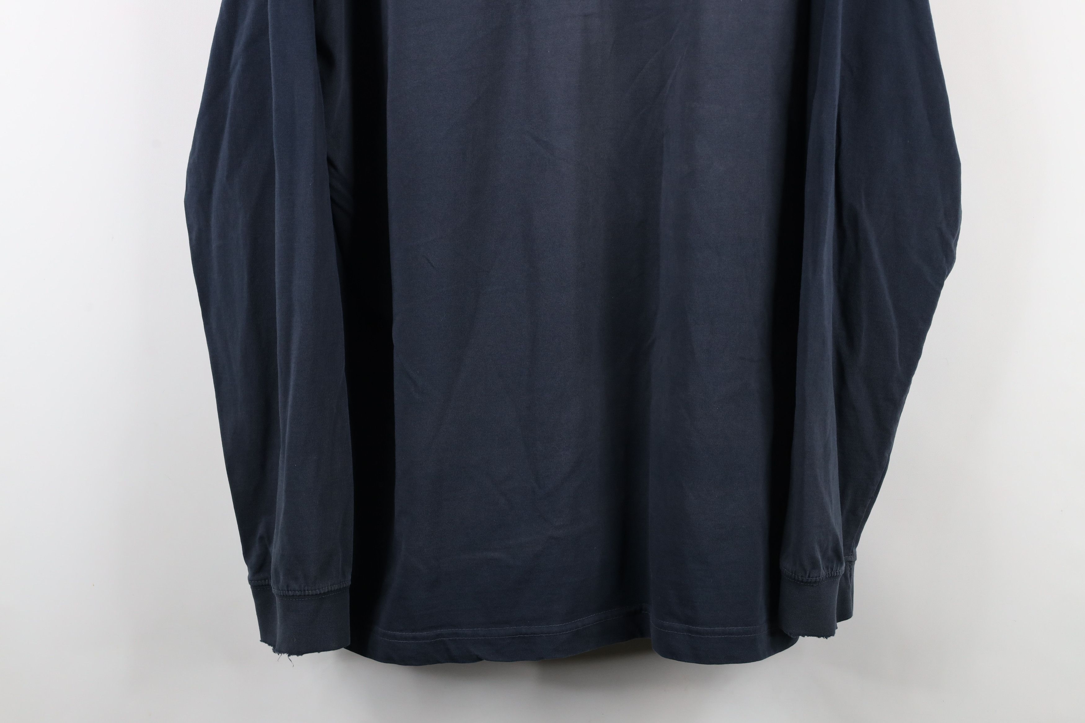 Eddie Bauer × Vintage Vintage 90s Eddie Bauer Long Sleeve Henley T-Shirt Blue Size US XL / EU 56 / 4 - 3 Thumbnail