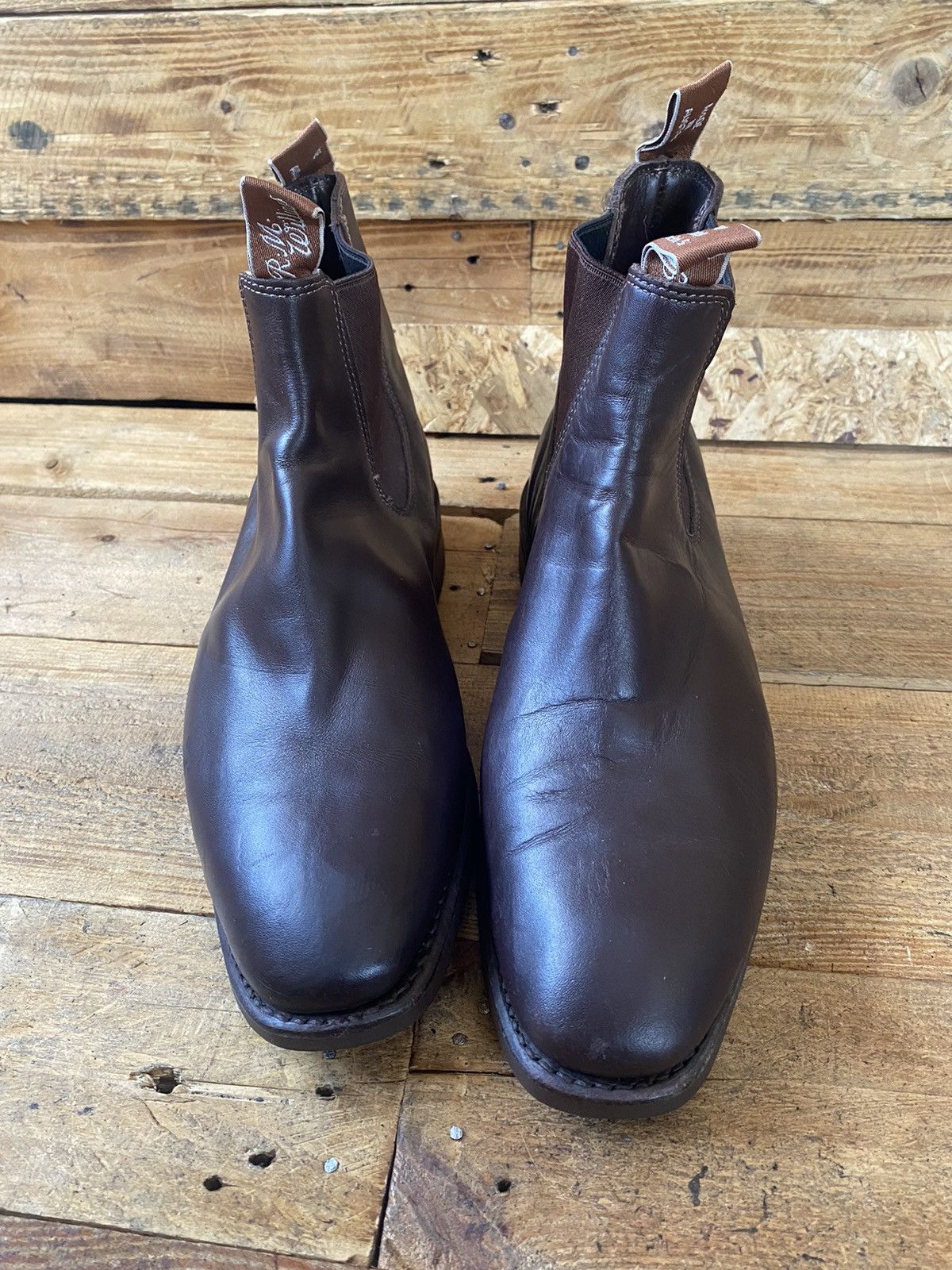 R.M. Williams R.M.williams brown chelsea leather boots sz 7.5H Size US 8.5 / EU 41-42 - 10 Thumbnail