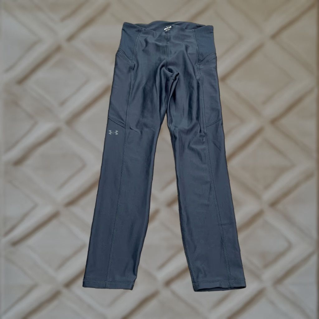 Under Armour VINTAGE Under Armour Compression Leggings Womens Small Blue Athletic Active Yoga 24x24 Size 28" / US 6 / IT 42 - 1 Thumbnail