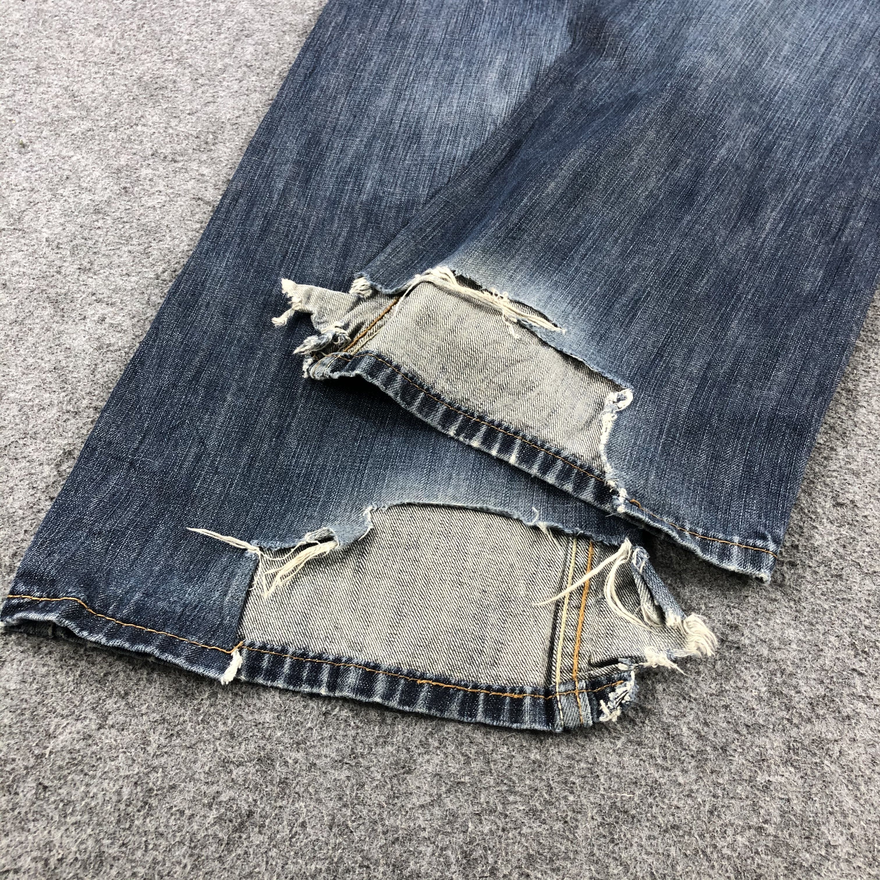 Levi's Vintage Distress Levis 527 Flare Jeans-JM1148 Size US 36 / EU 52 - 5 Thumbnail