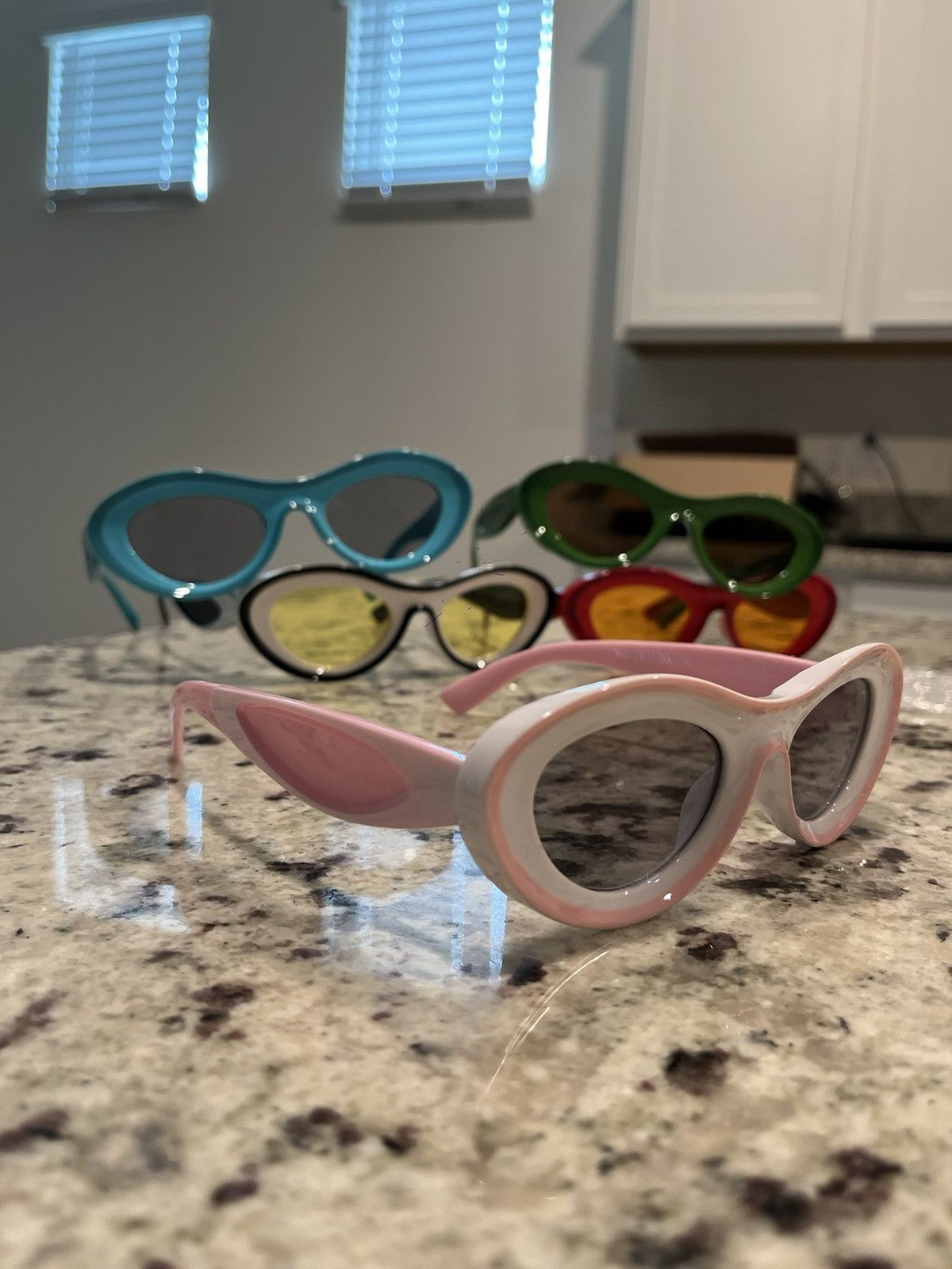 Other Pink Y2K Glasses Size ONE SIZE - 1 Thumbnail