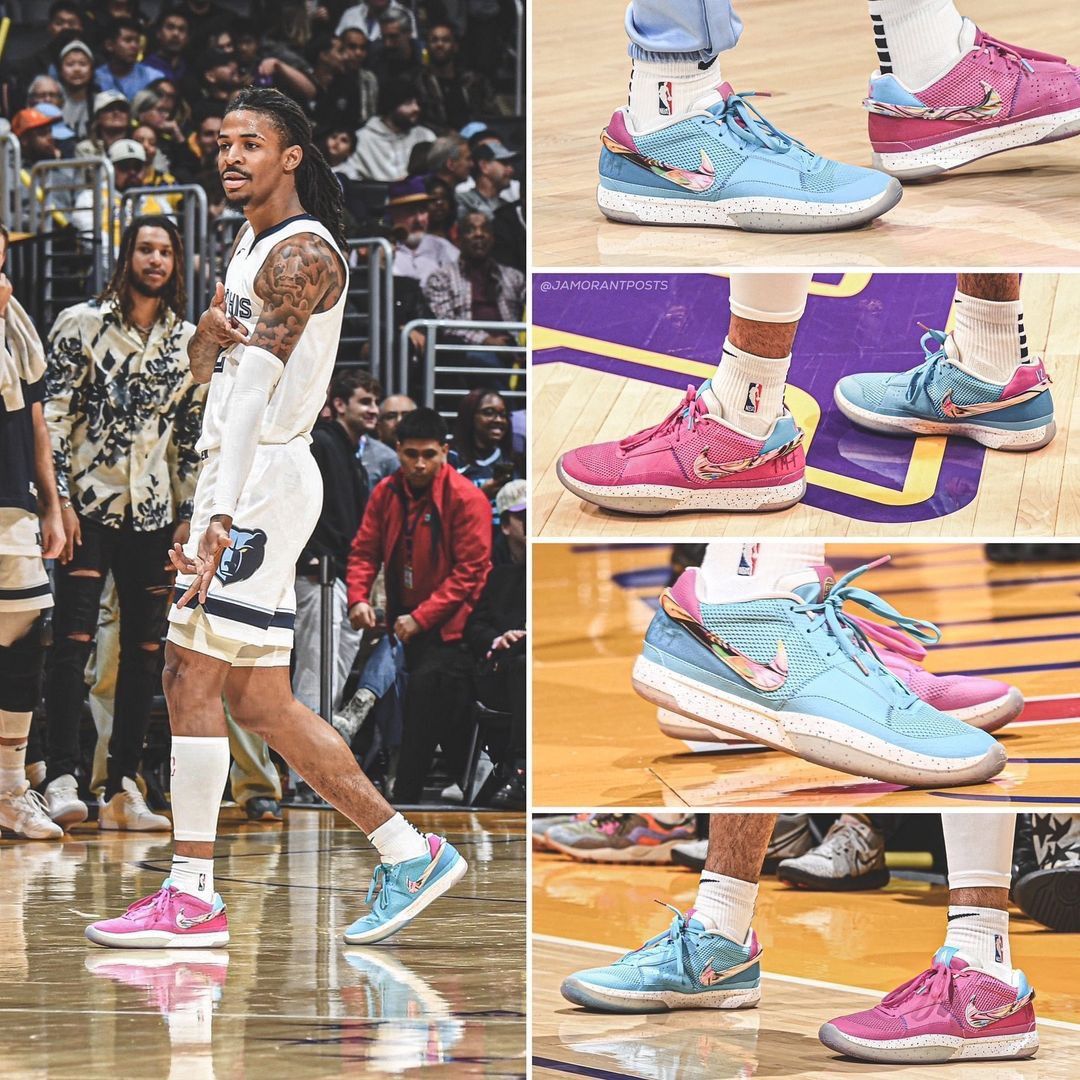 Nike JA 1 “EYBL Blue Fuchsia Mismatch” 💙🩷 | Grailed