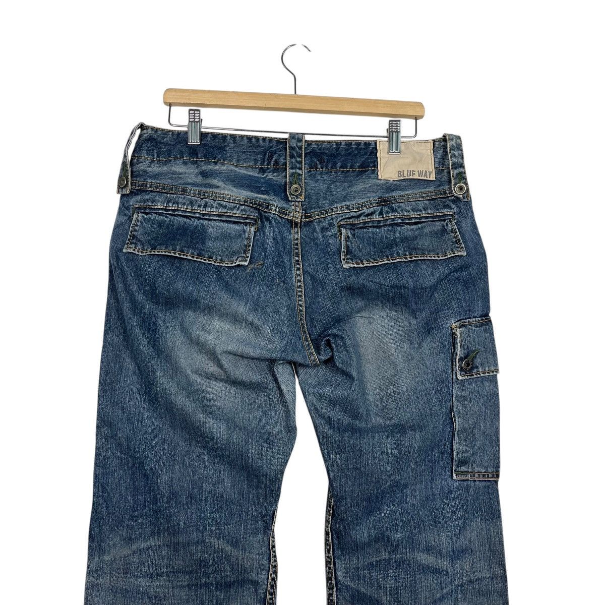 Japanese Brand Vintage Blue Way Tactical Denim Size US 34 / EU 50 - 9 Thumbnail