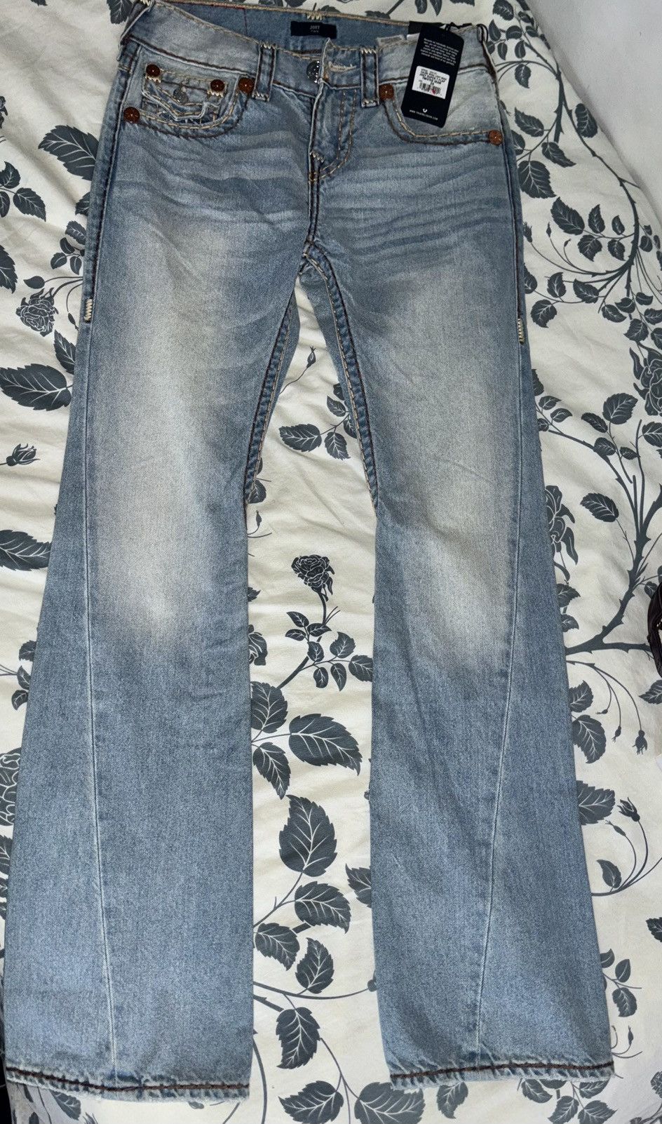 True Religion Blue Joey Flare Jean Size US 28 / EU 44 - 2 Thumbnail