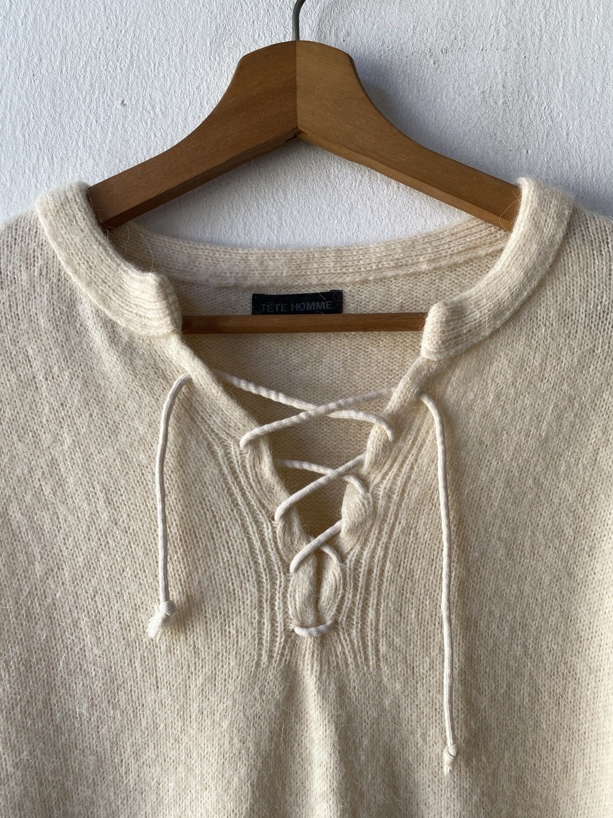 Issey Miyake Vintage Tete Homme Mohair Long Sleeve Size US M / EU 48-50 / 2 - 8 Thumbnail