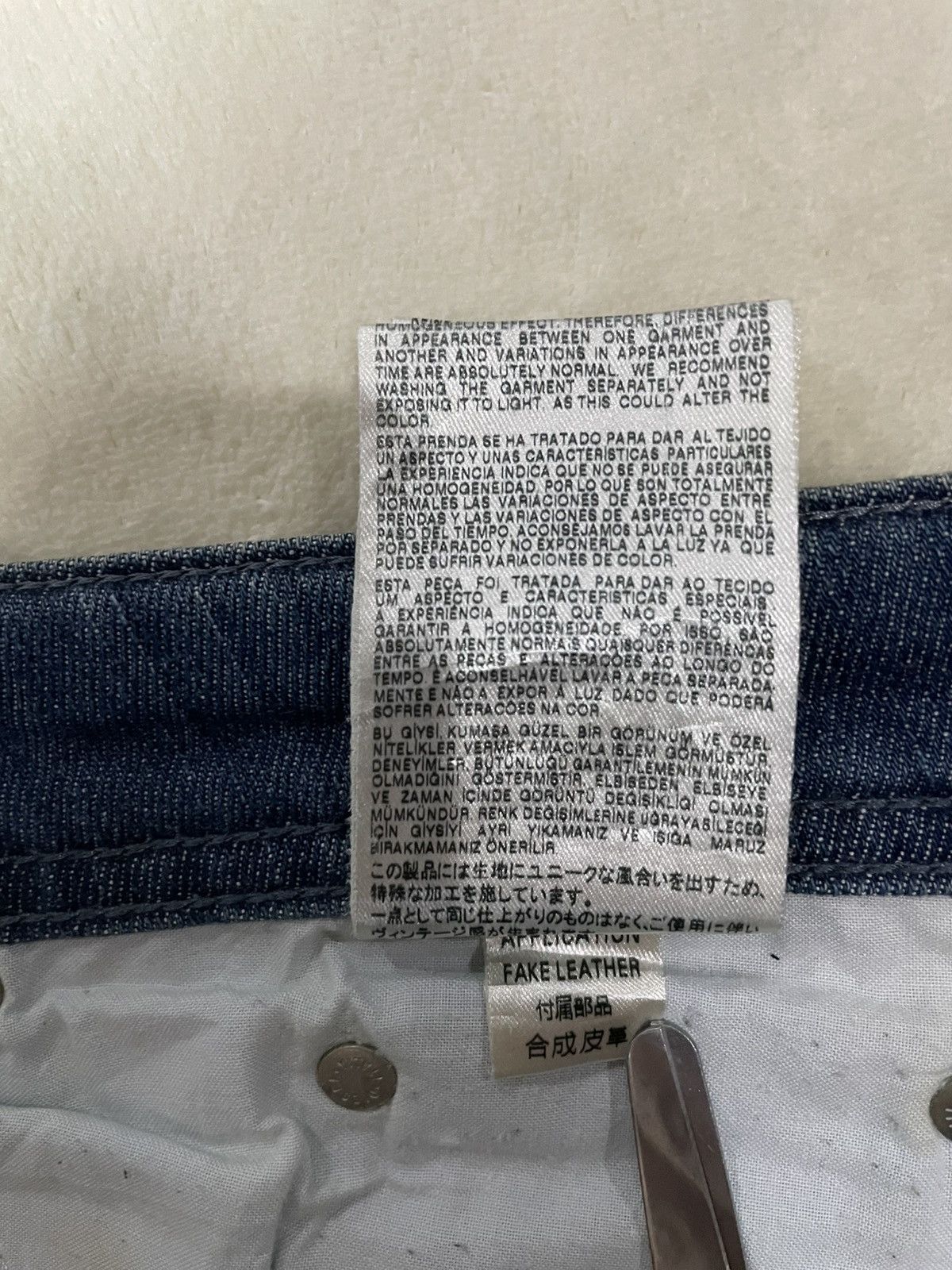 Diesel Vintage Diesel Larkee Regular Straight Cut Faded Distressed Size US 35 - 12 Thumbnail