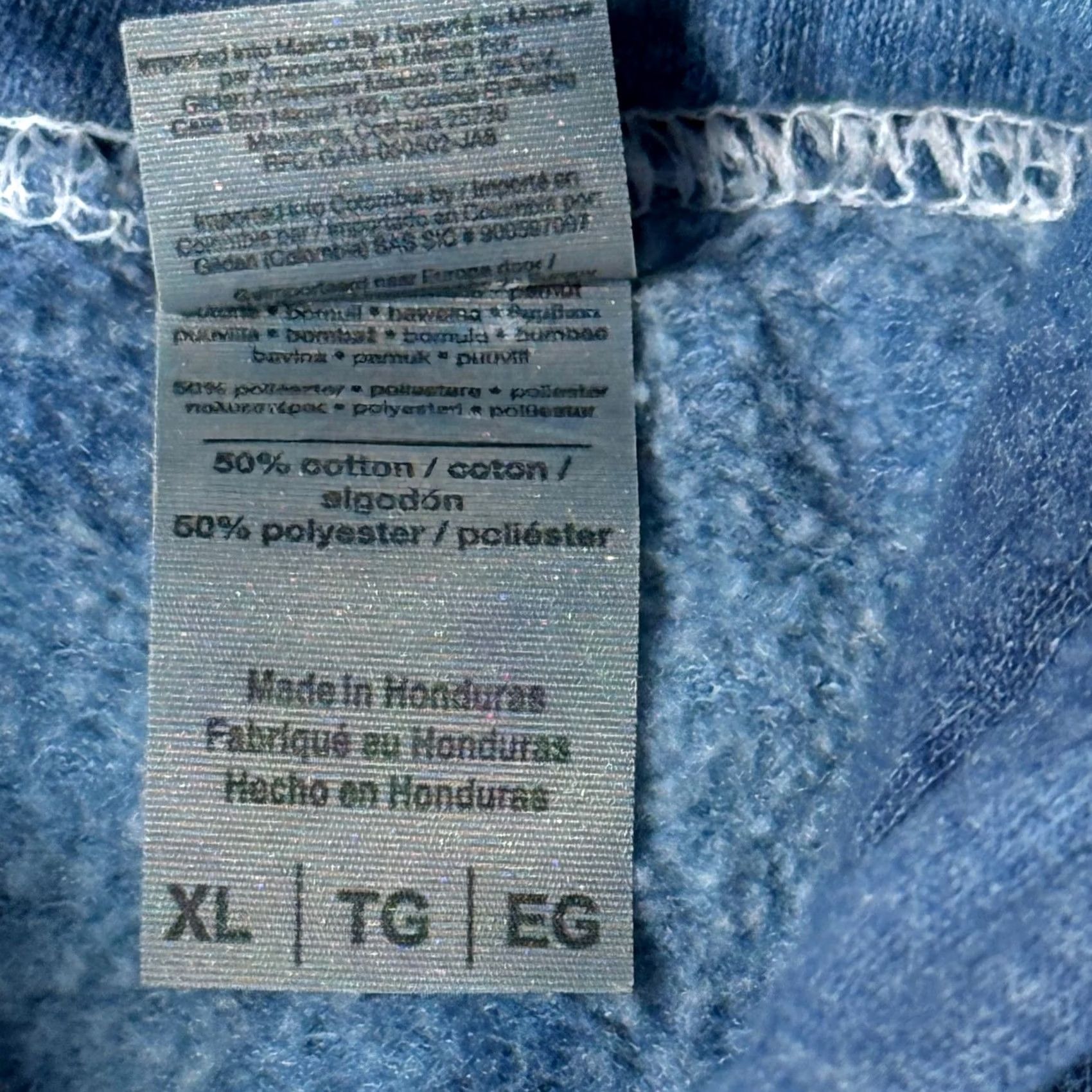 Gildan Y2K 90s Graphic Detroit XL Tie Dye Heavy Blend Hoodie Sweatshirt Festival Hippie Size US XL / EU 56 / 4 - 5 Thumbnail