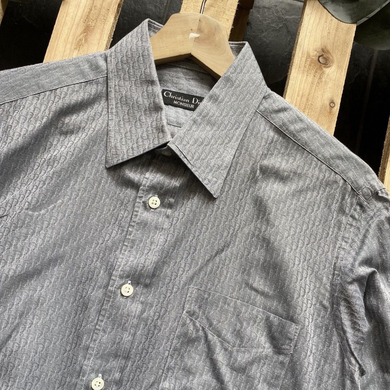 Christian Dior Monsieur × Vintage Christian Dior Monsieur Oblique Shirts Size US L / EU 52-54 / 3 - 3 Thumbnail