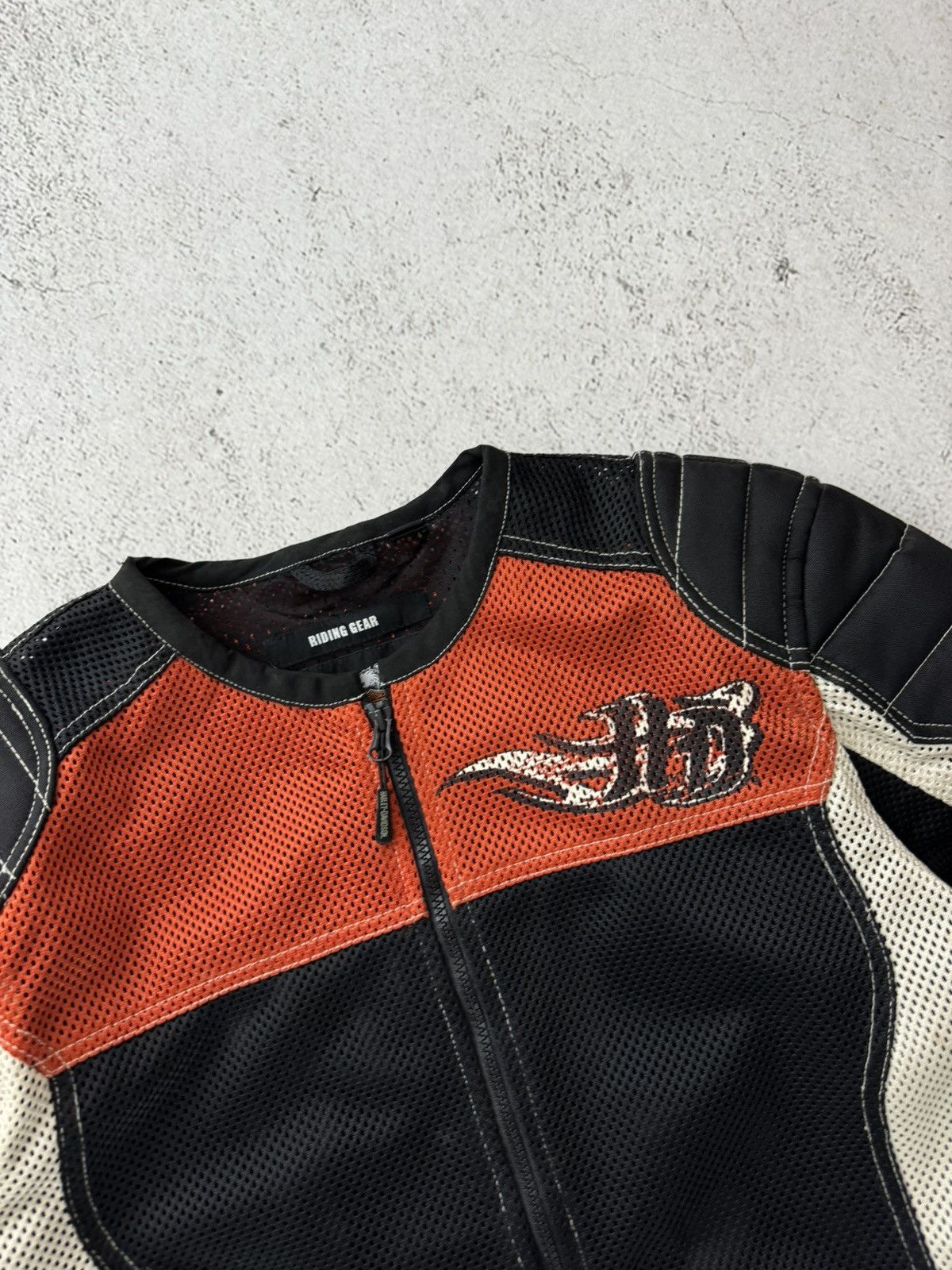 Harley Davidson × Marlboro Harley Davidson HD Vintage Riding Gear Bike Bomber Jacket Size US L / EU 52-54 / 3 - 6 Thumbnail