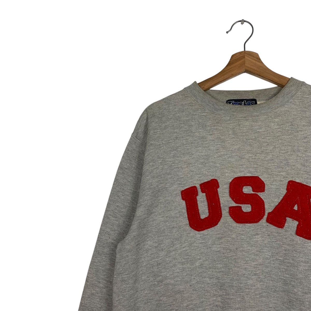 Japanese Brand Vintage Japanese Brand Time Lag USA Sweatshirt Size US L / EU 52-54 / 3 - 6 Thumbnail