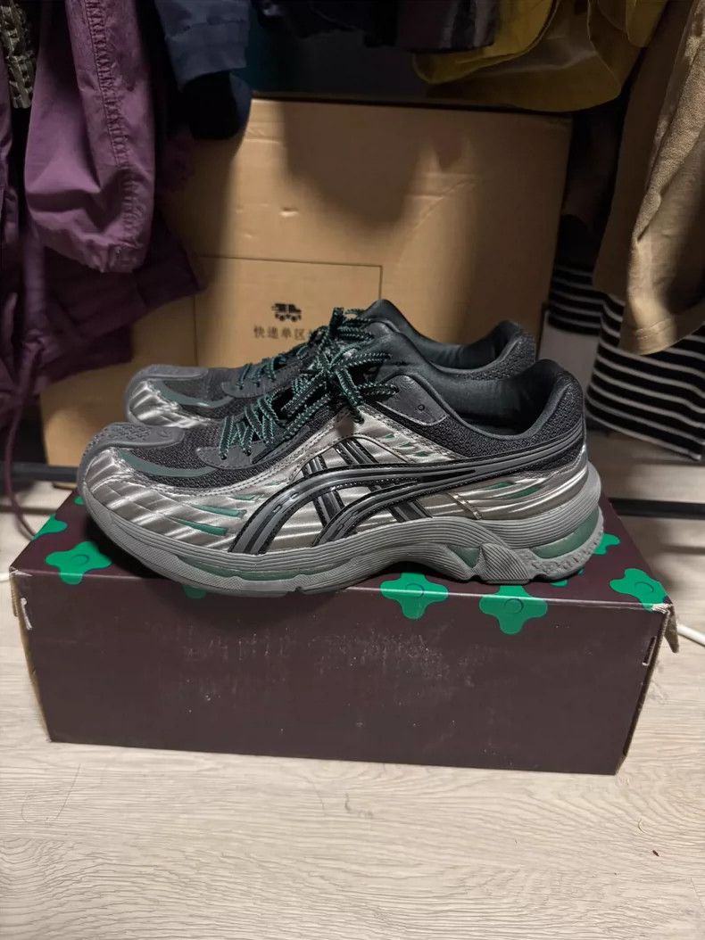 Kiko Kostadinov KIKO KOSTADINOV GEL-FLAMMAE Grey Green Silver Kiko Collabo Size US 10.5 / EU 43-44 - 2 Thumbnail