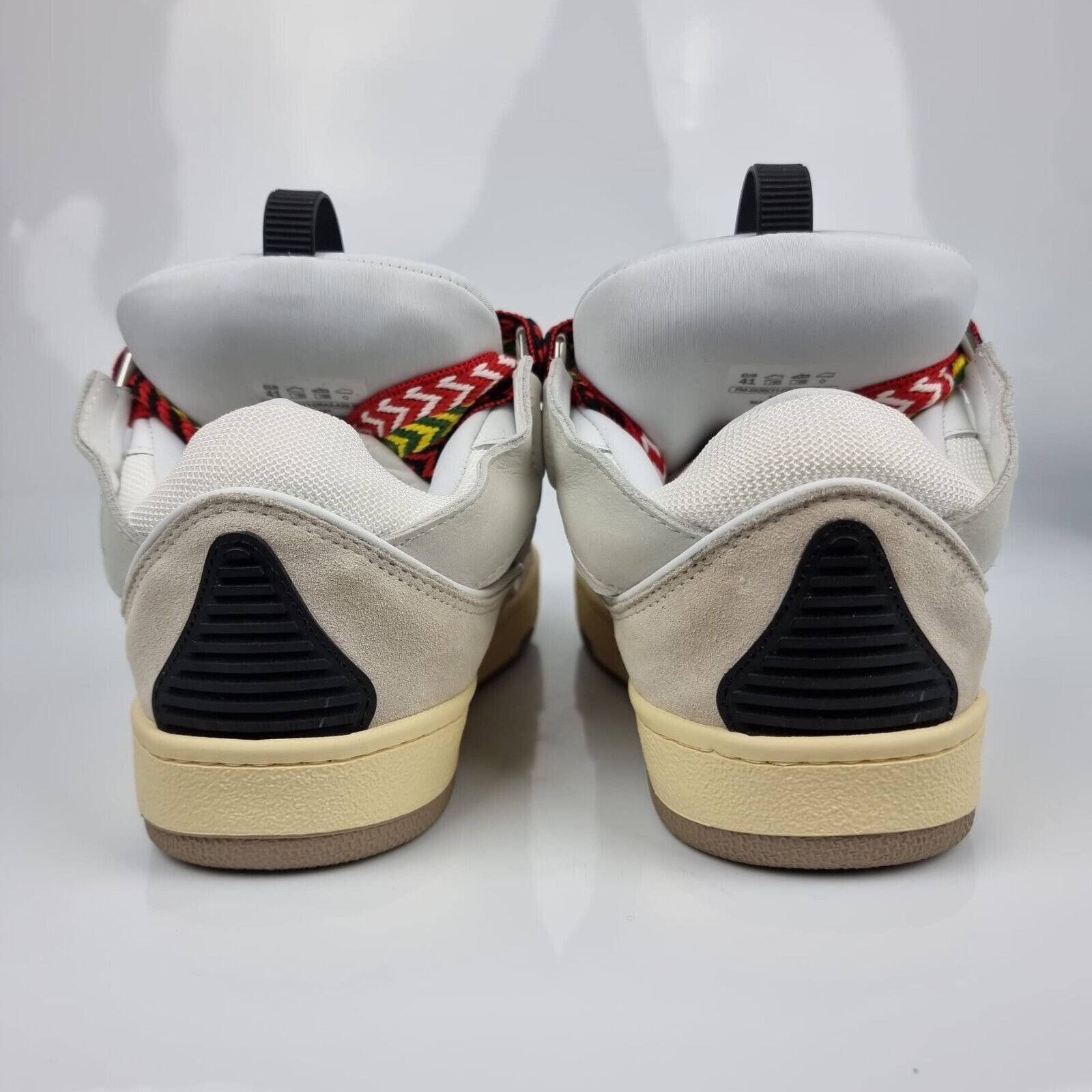 Lanvin Lanvin Men's Curb White Sneakers New Size US 6 / EU 39 - 7 Thumbnail