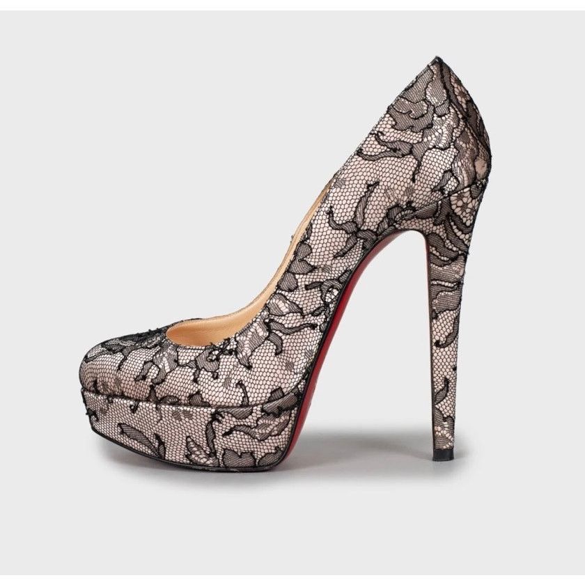 Christian Louboutin Christian Louboutin Wedge Heels - Sz 36 EU Size US 5 / IT 35 - 1 Thumbnail