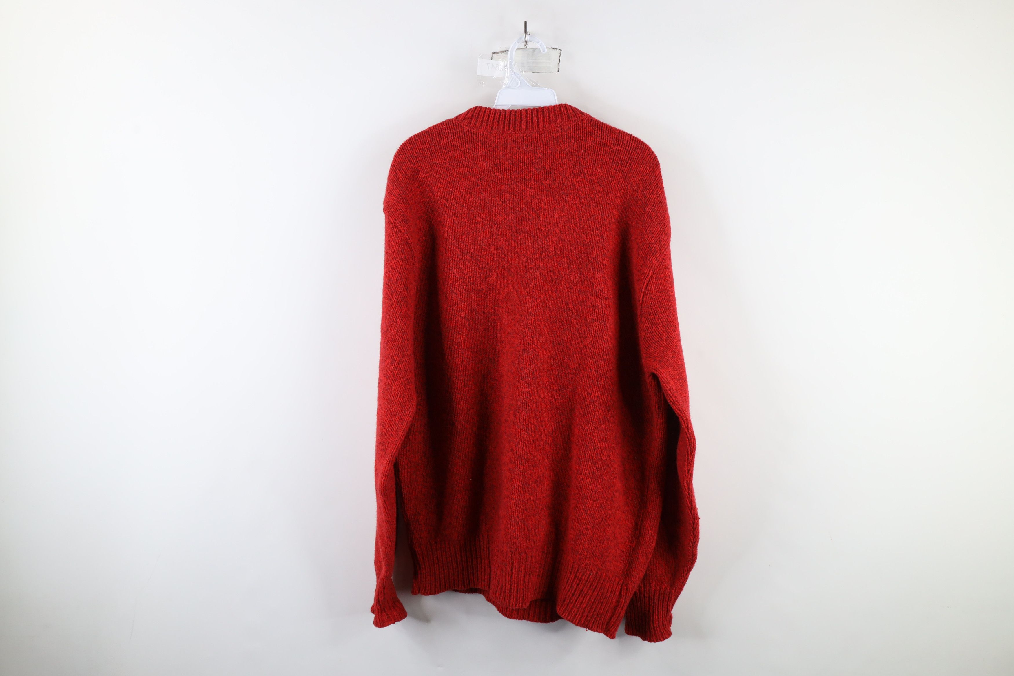 L.L. Bean × Vintage Vintage 70s LL Bean Knit Crewneck Sweater Heather Red USA Size US XL / EU 56 / 4 - 6 Thumbnail