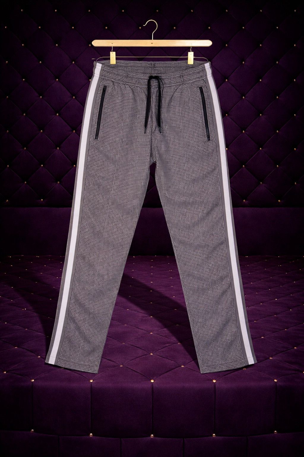 Other GREY WHITE SIDE STRIPE JOGGER SWEATPANTS Size US 30 / EU 46 - 1 Preview