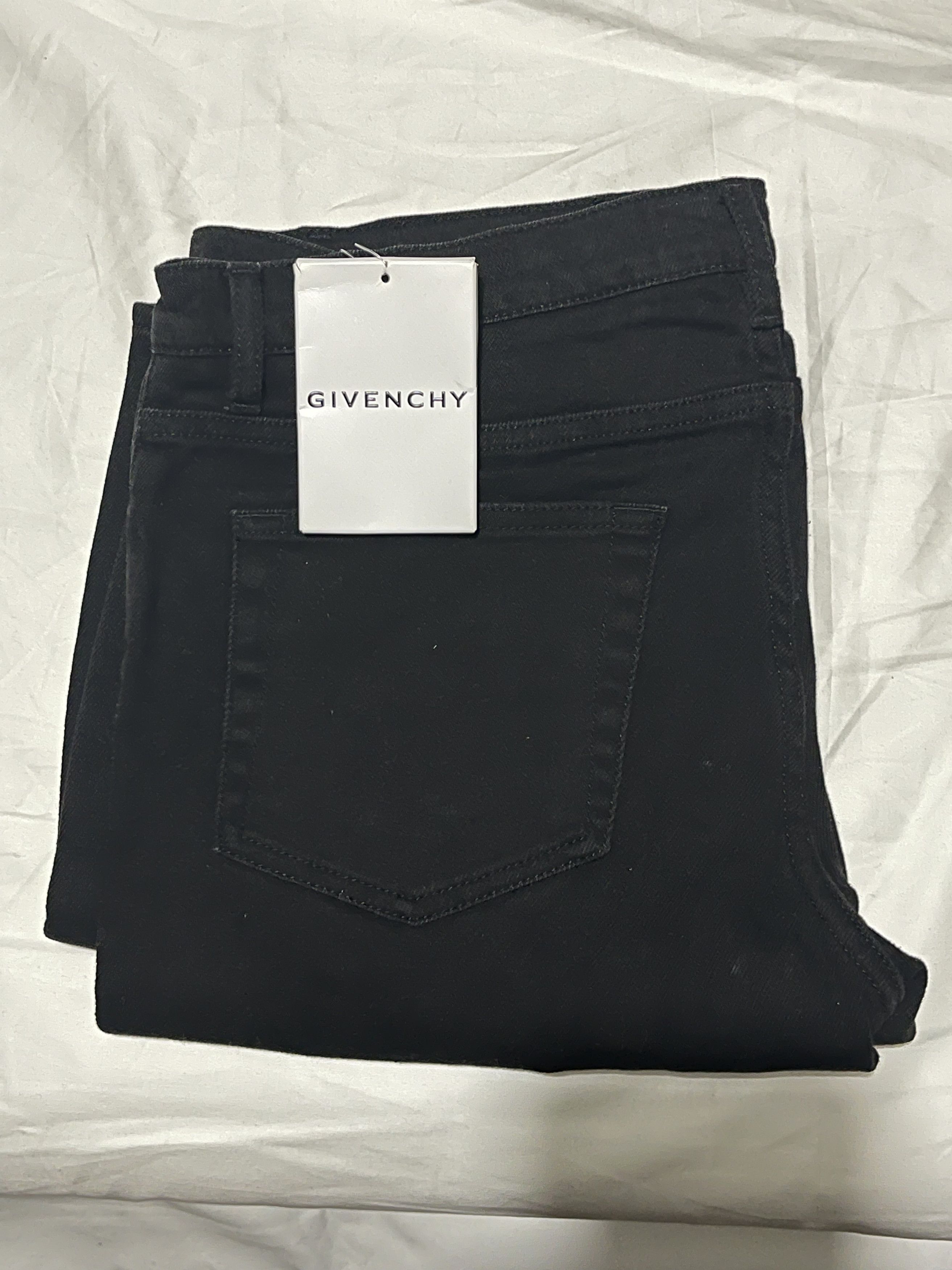 image of Givenchy Slim Fit Demin Pant In Black, Men's (Size 30)