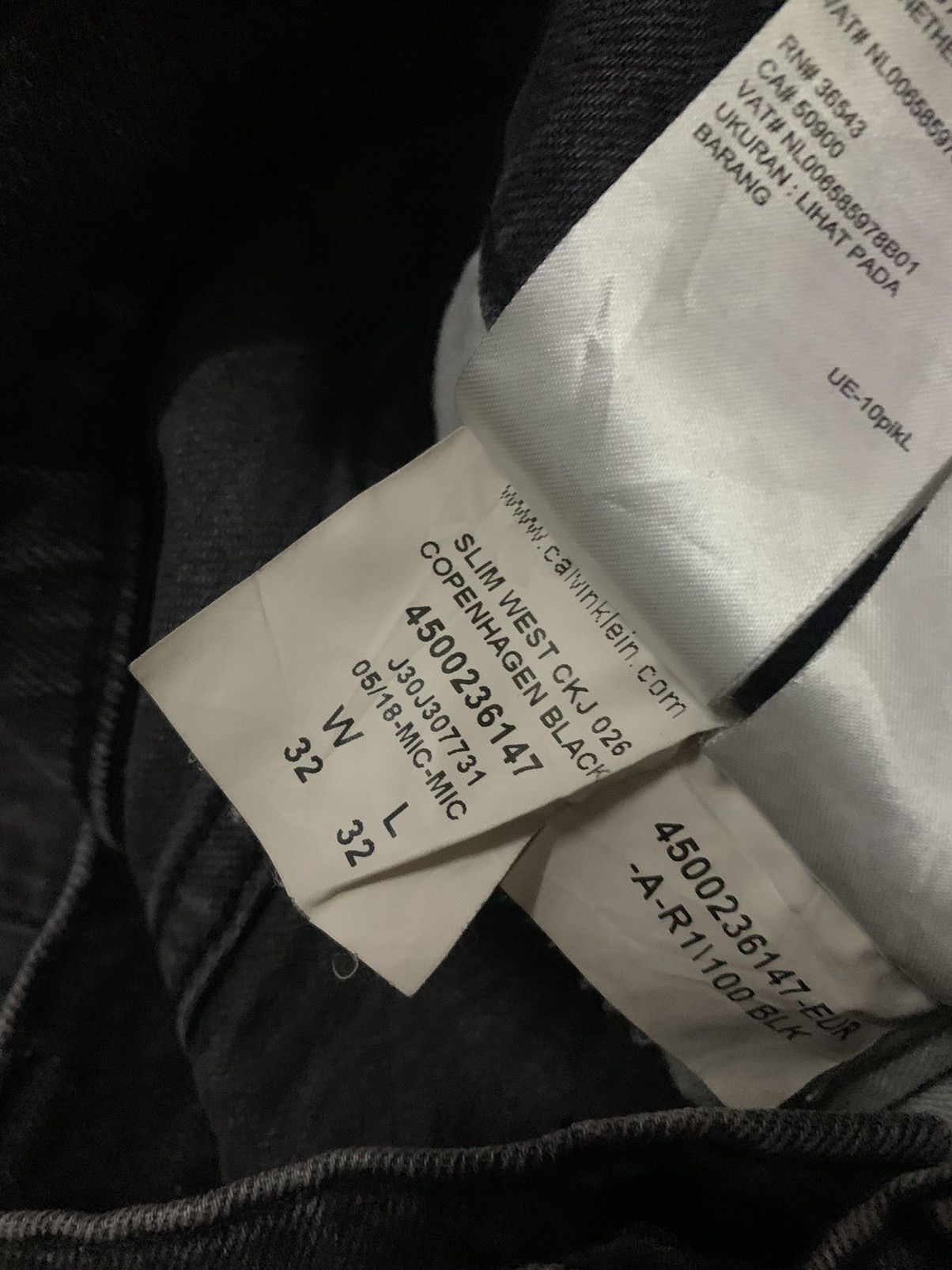 Calvin Klein 205W39NYC Calvin Klein Slim Distressed Denim Size US 32 / EU 48 - 9 Thumbnail