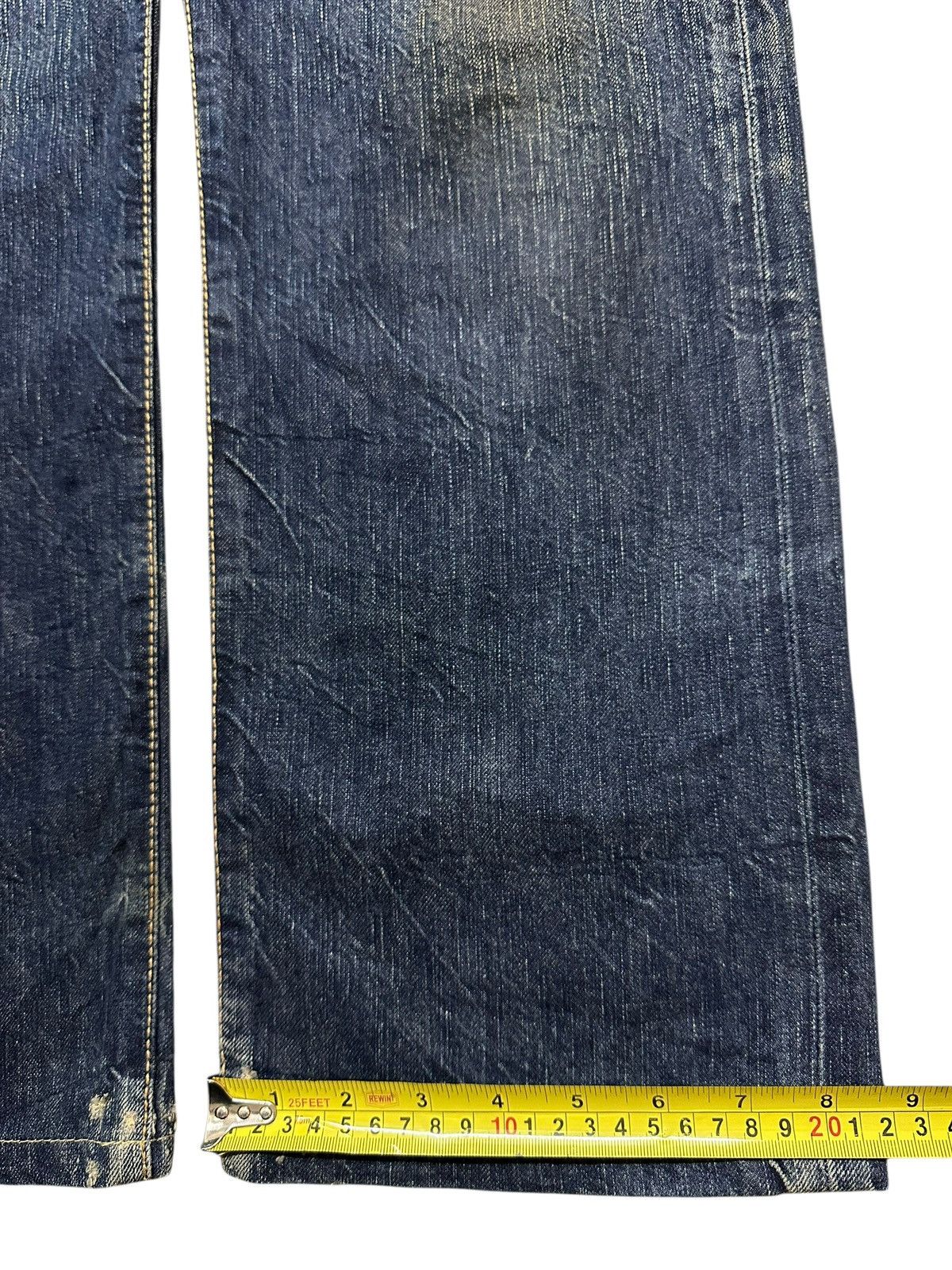 Edwin Vintage Edwin Mud Wash Style Distress Style Loose Jeans Size US 34 / EU 50 - 16 Thumbnail