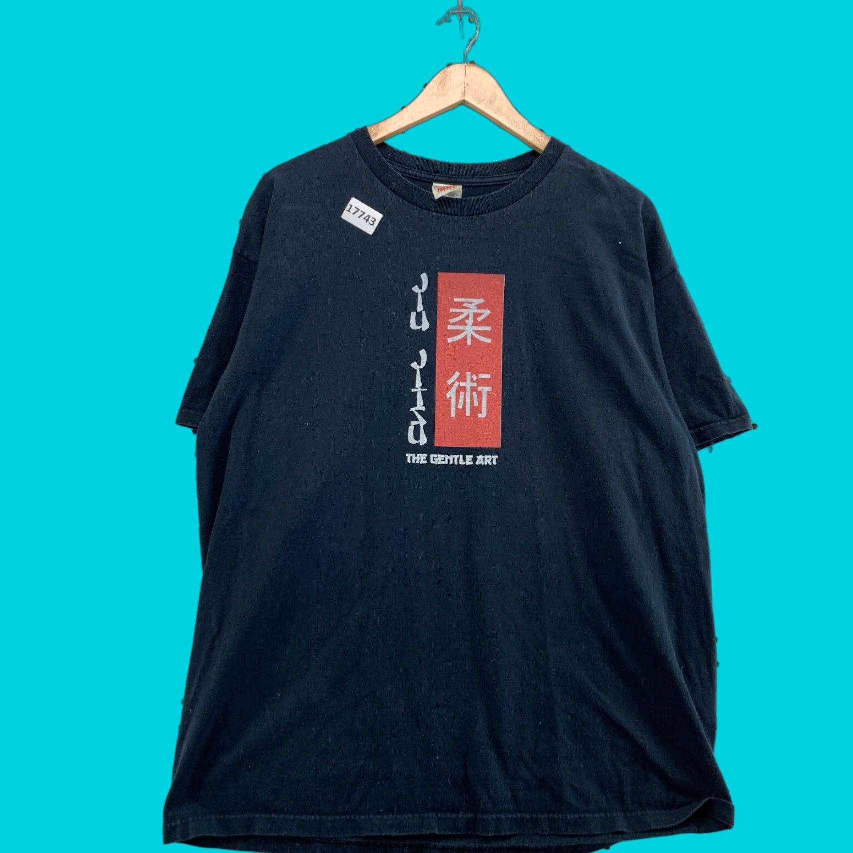 Fruit Of The Loom VINTAGE The Gentle Heat Shirt Black Adult XL Short Sleeve JUJUTSU Fits 22X28 Size US XL / EU 56 / 4 - 1 Thumbnail