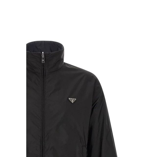 Prada PRADA Black/Blue Re-Nylon Reversible Jacket New & Authentic Size US L / EU 52-54 / 3 - 4 Thumbnail