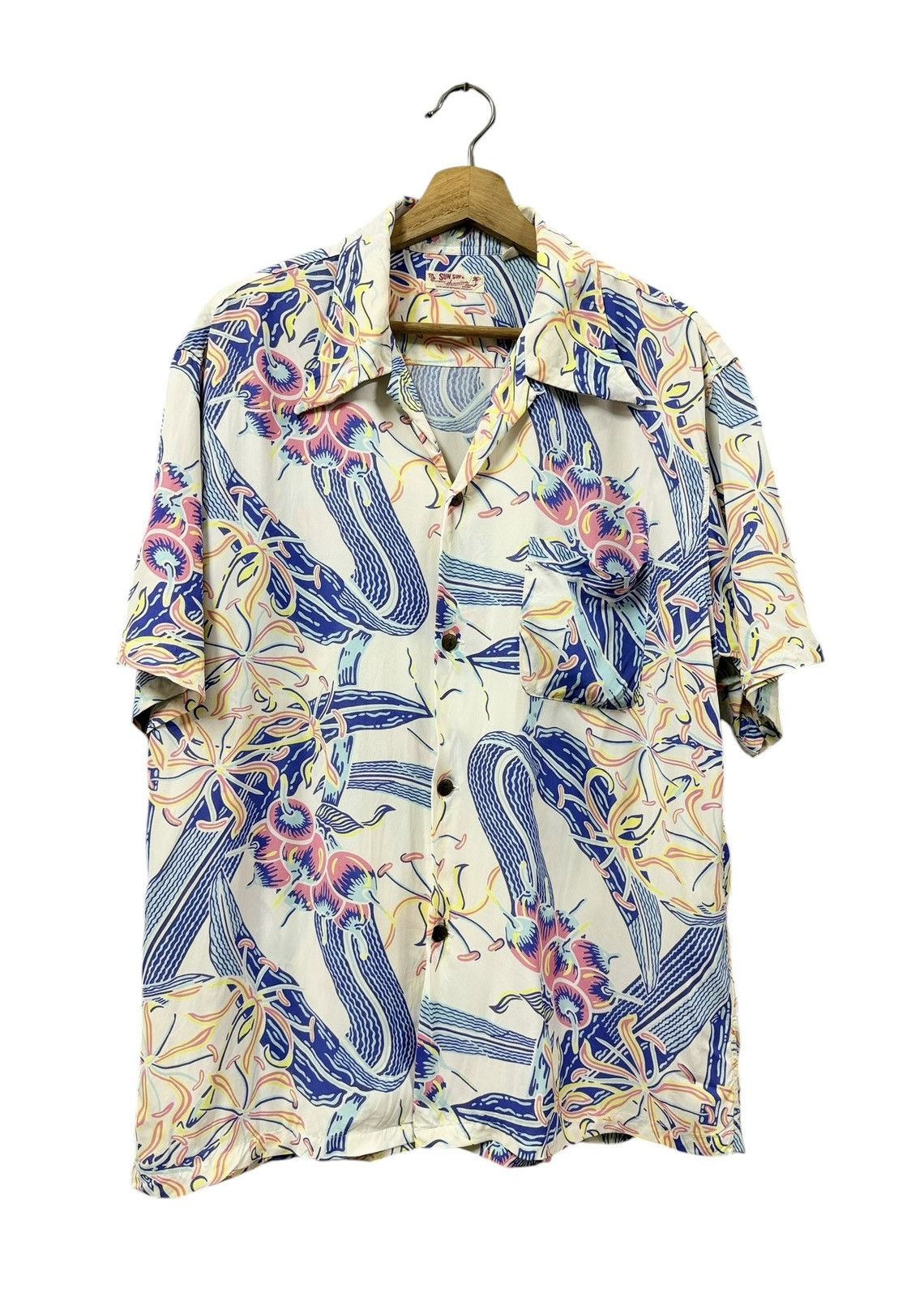 Sun Surf Vintage 90’s Sunsurf Camp Collar Hawaii Japanese Traditional Size US L / EU 52-54 / 3 - 9 Thumbnail