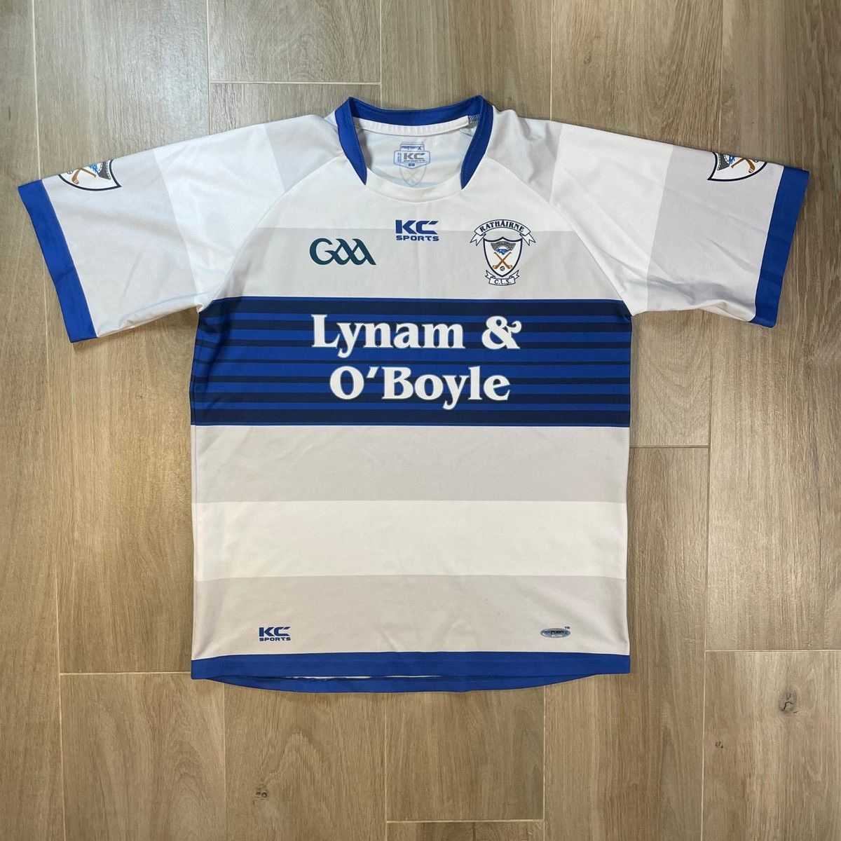 Other Rathairne White and blue GAA rugby jersey shirt tee sport Size US S / EU 44-46 / 1 - 1 Thumbnail