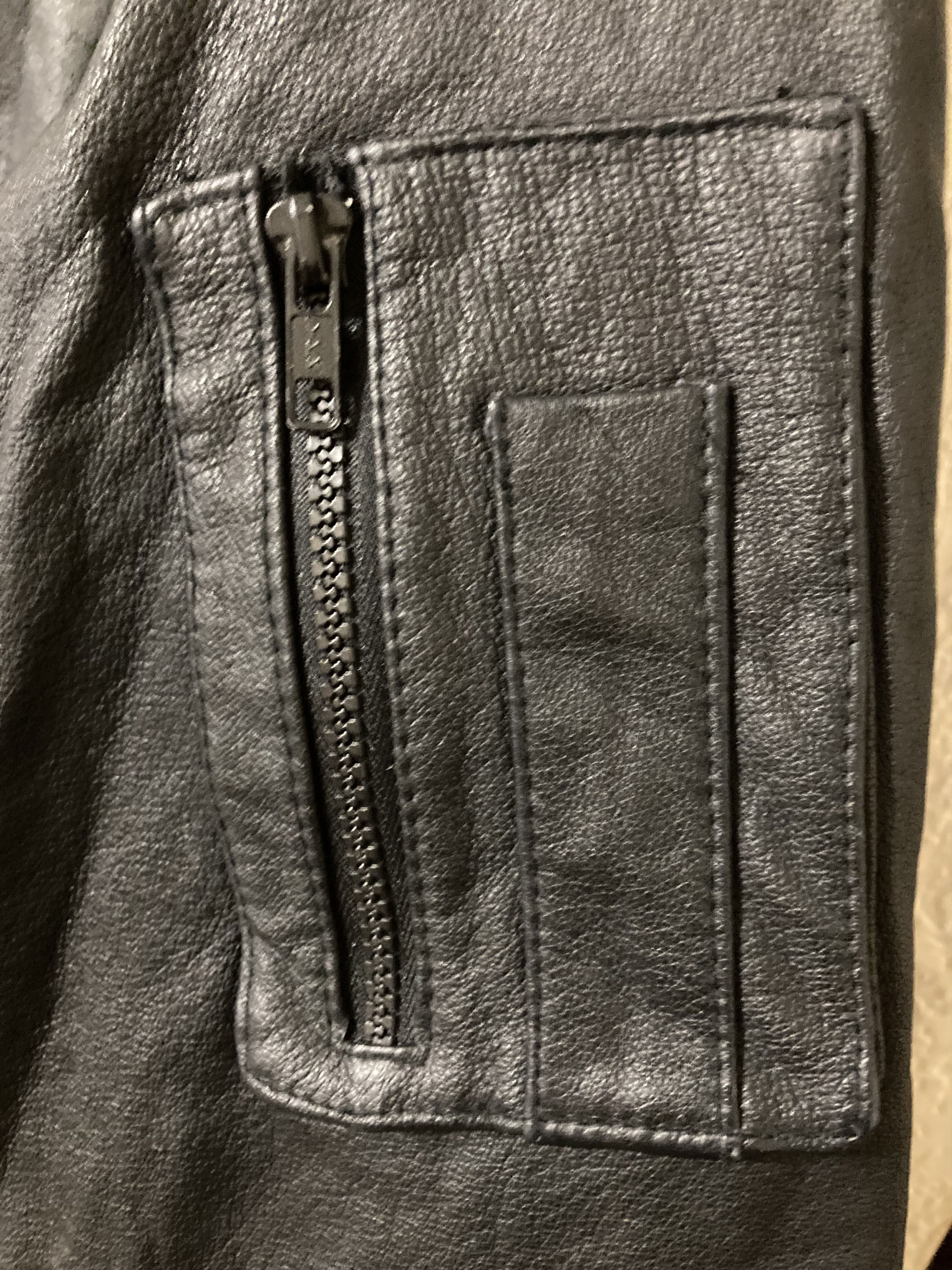 Cosa Nova Vintage Rare CosaNova Men MA-1 Leather Flight Bomber Jacket Size US M / EU 48-50 / 2 - 6 Thumbnail