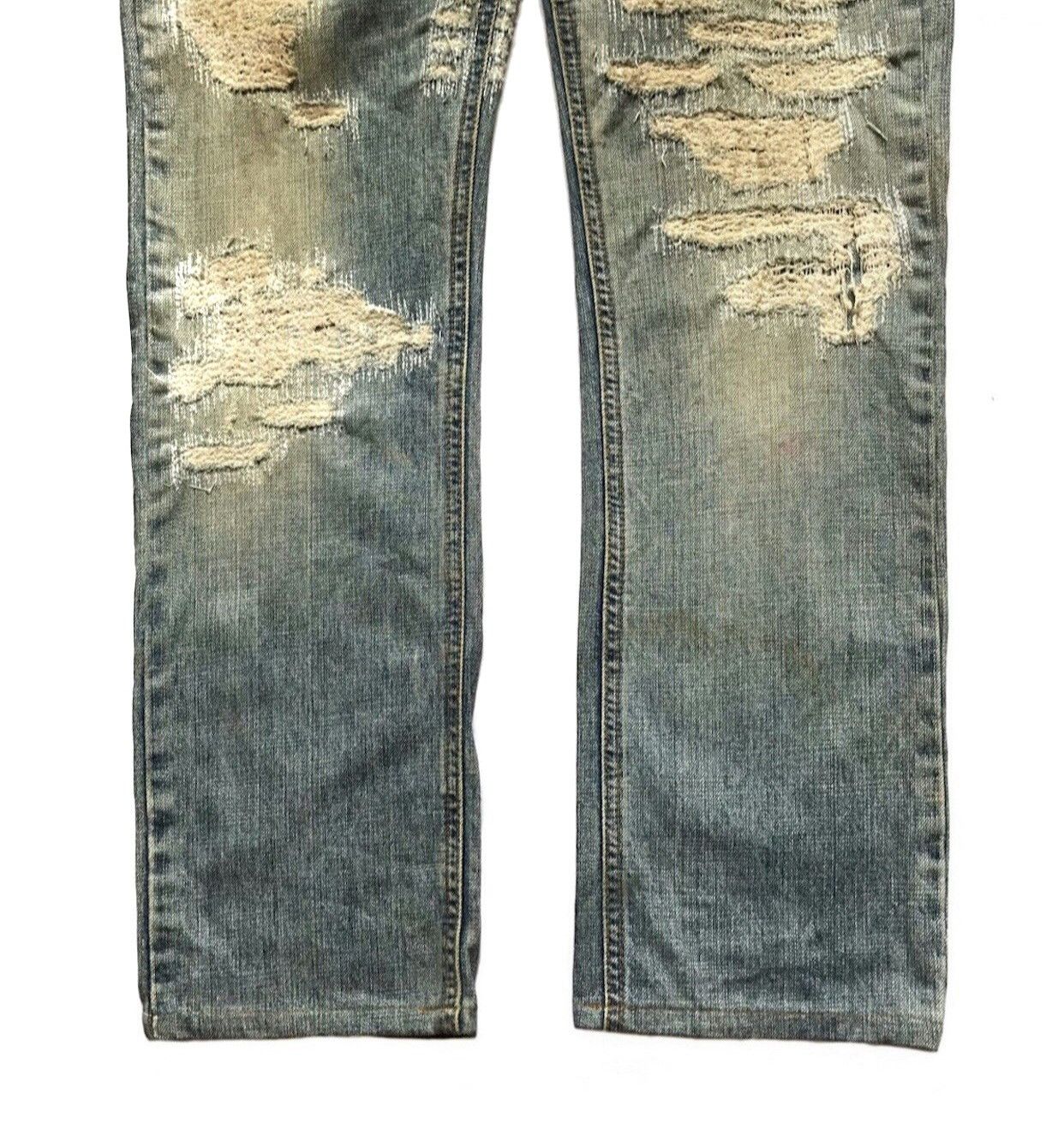 Dolce & Gabbana DOLCE&GABBANA CRASH DAMAGED DISTRESSED JEANS Size US 31 - 3 Thumbnail