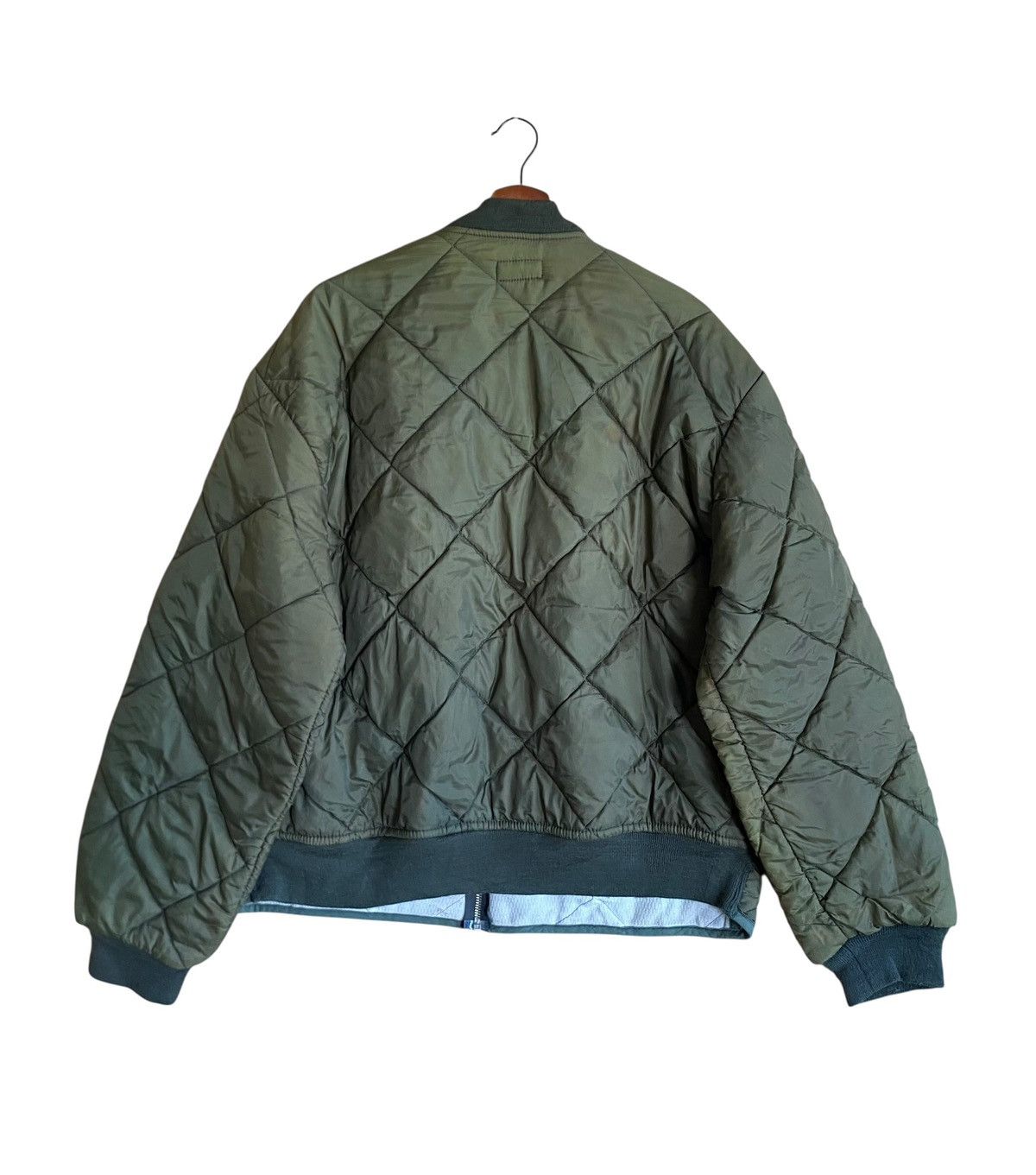 J.Crew Very Rare Vintage J.Crew Diomond Quilted Bomber Jacket 1980s Size US M / EU 48-50 / 2 - 2 Thumbnail