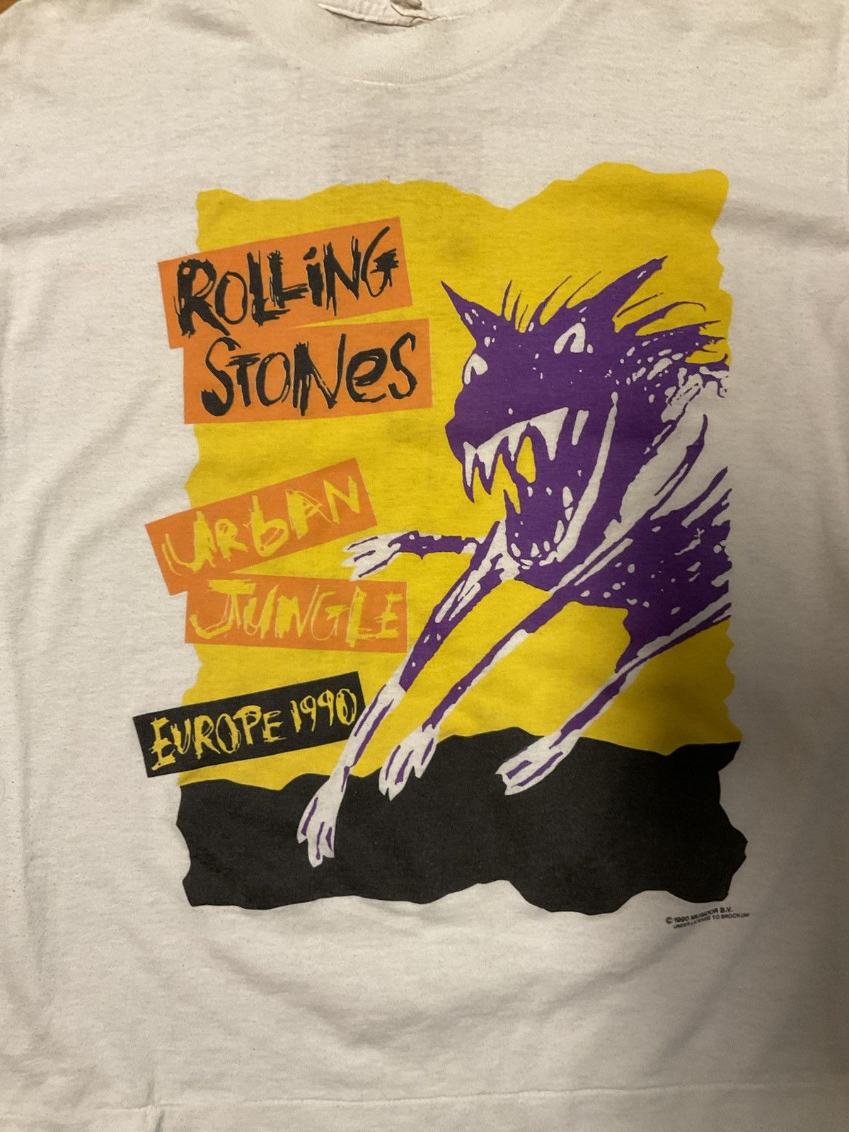 The Rolling Stones × Vintage Vintage Rolling Stones 1990 Urban Jungle Europe Graphic T Size US M / EU 48-50 / 2 - 1 Thumbnail