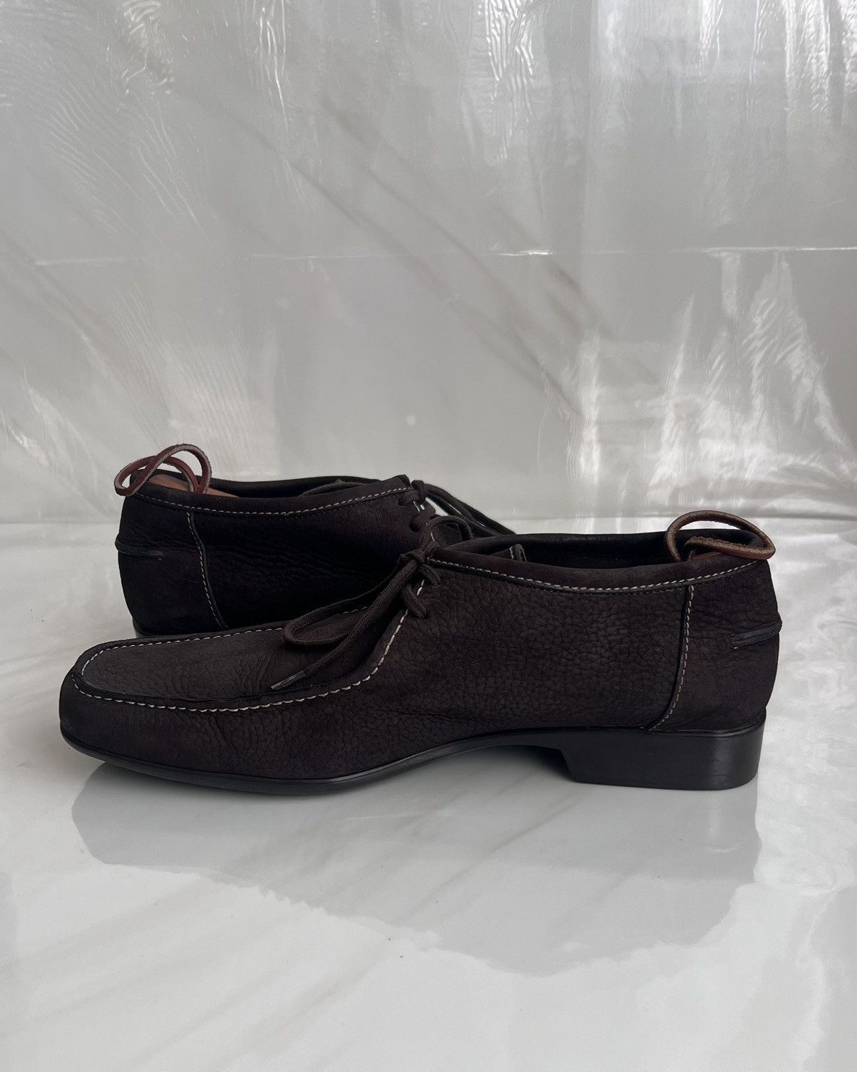 J.M. Weston J.M Weston Men’s Brown suede chukka lace up Dress shoes Size US 7.5 / EU 40-41 - 7 Thumbnail
