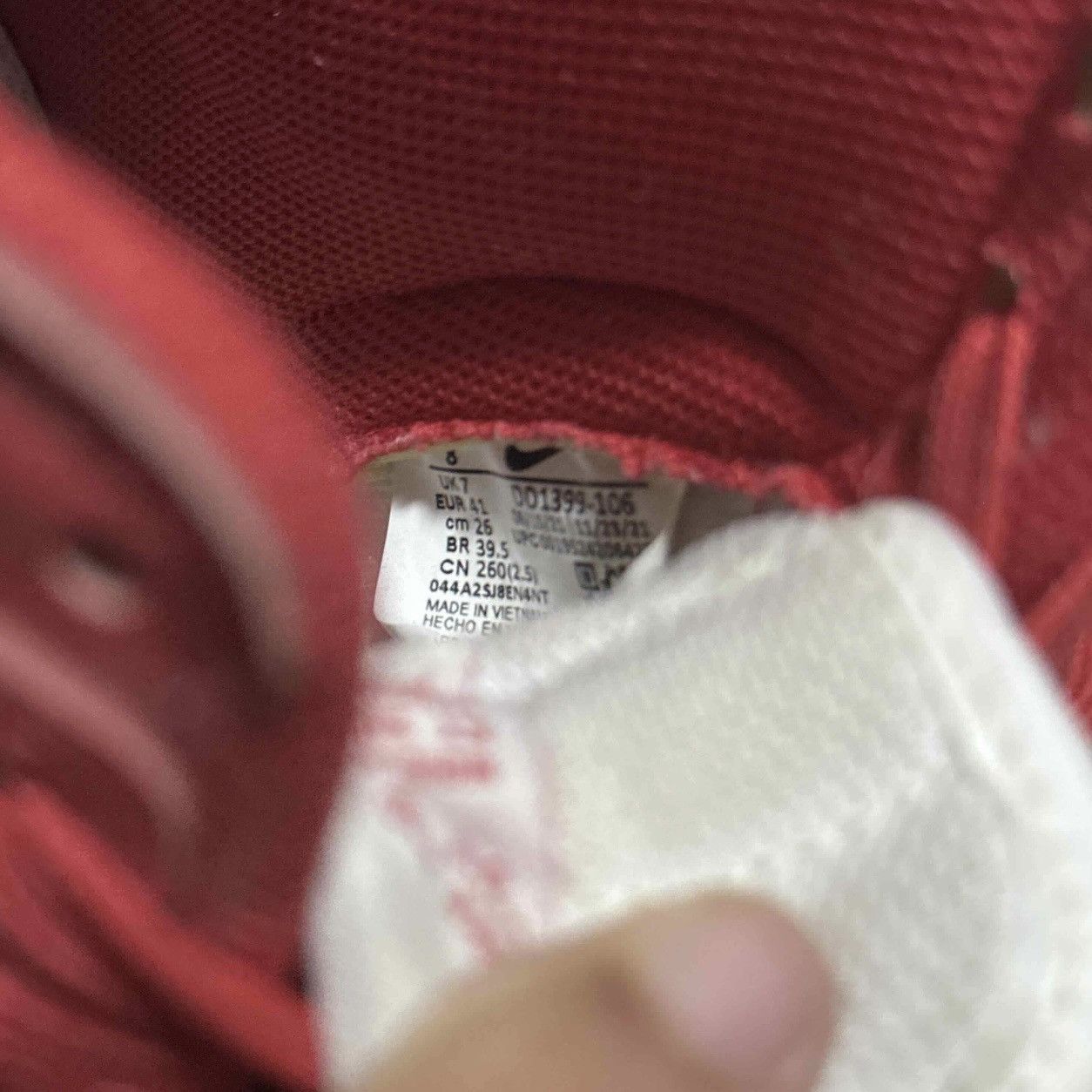 Nike Nike Dunk High University Red Size US 8 / EU 41 - 5 Thumbnail
