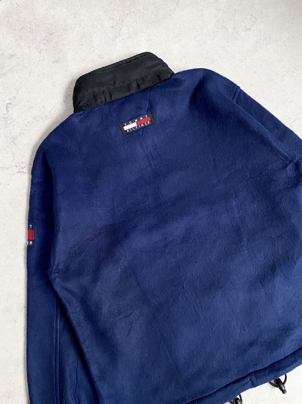 Tommy Hilfiger Vintage 90s Tommy Hilfiger Fleece Anorak Hoodie Jacket Size US M / EU 48-50 / 2 - 12 Thumbnail